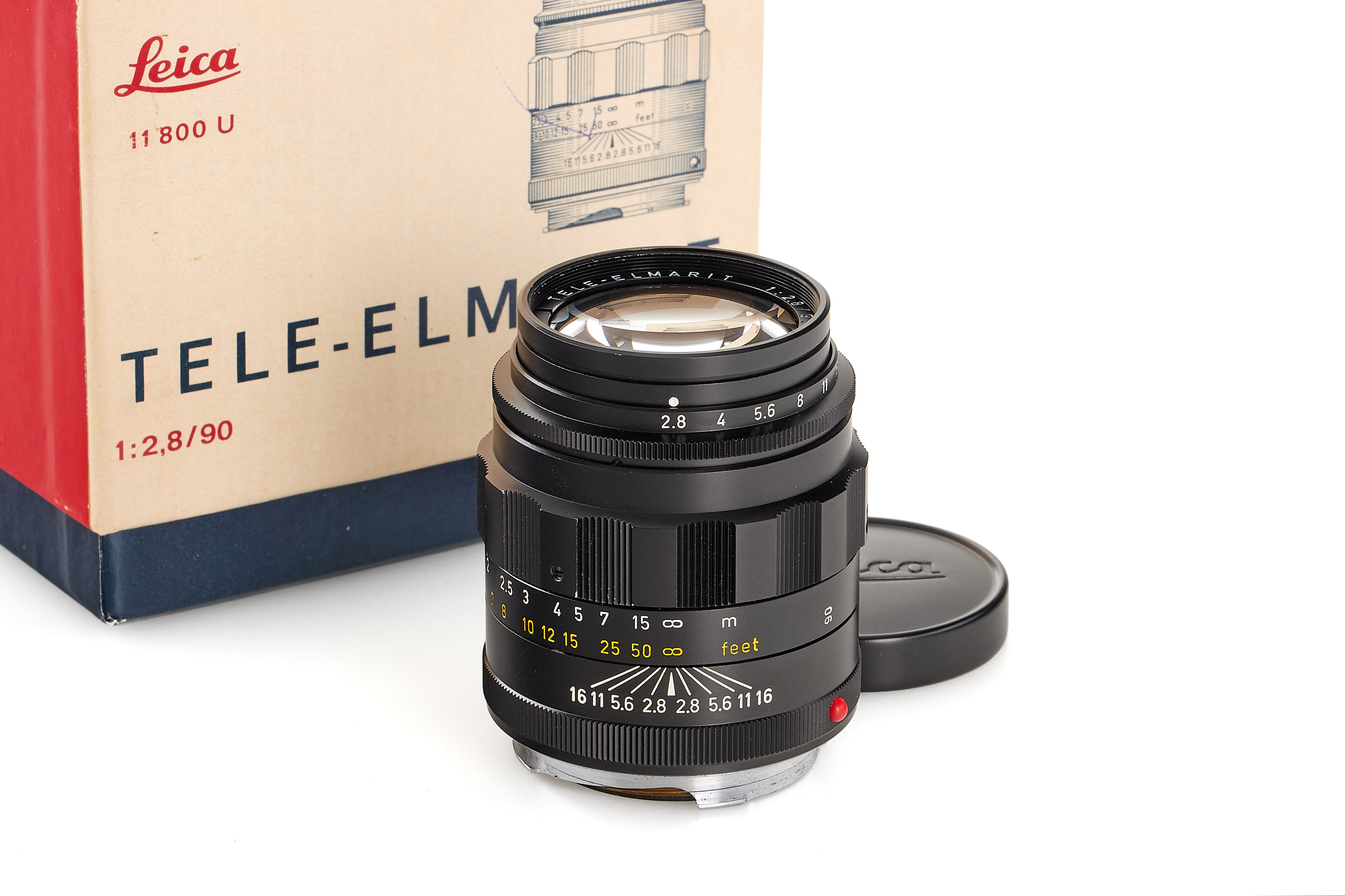 Tele-Elmarit 2.8/90 black 11800 *