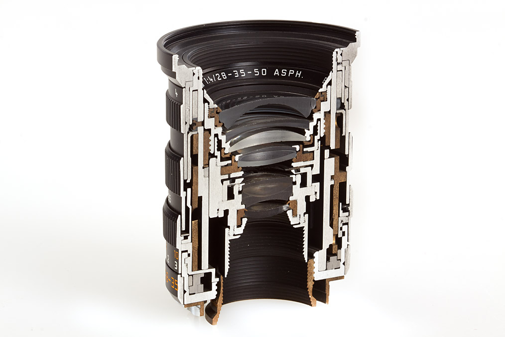 Tri-Elmar-M 4/28-35-50mm Black cut-away