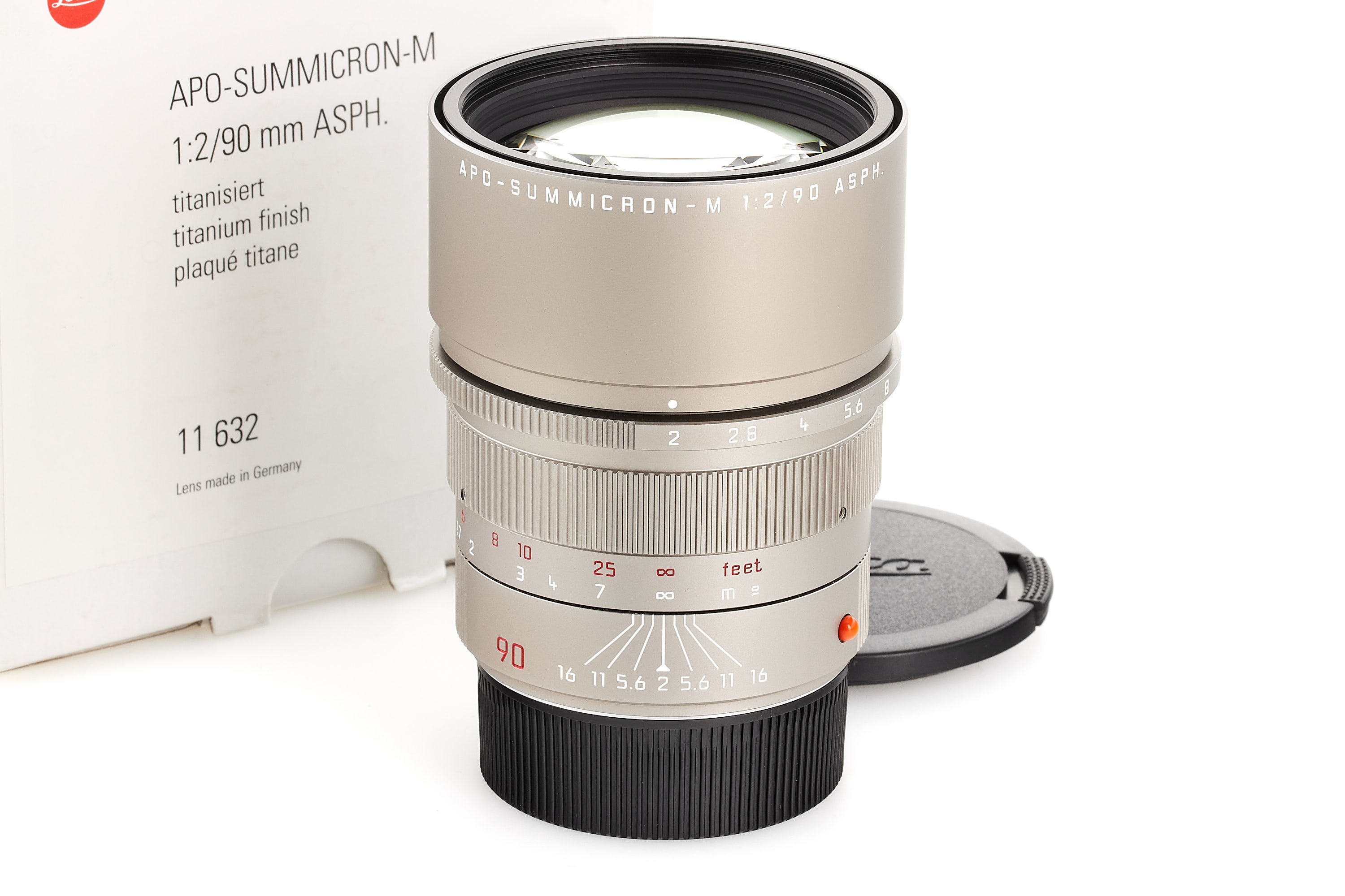 Apo-Summicron-M 2/90mm ASPH. titanium 11632 * Apo-Summicron-M 2/90mm ASPH. titanium 11632 *