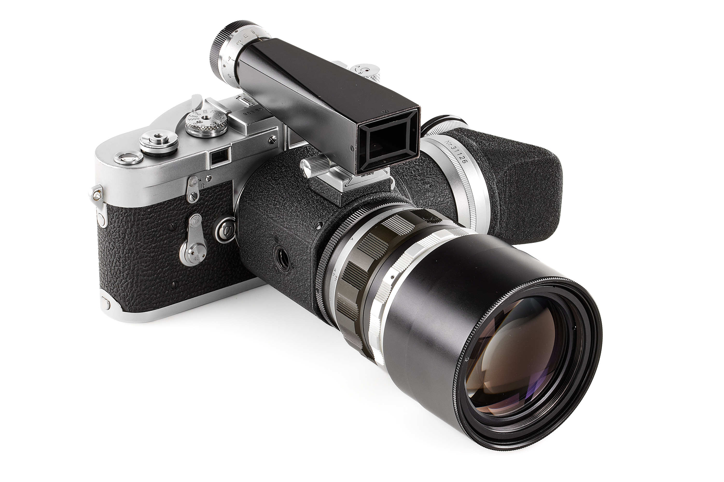 Leica M3 Leitz-Eigentum with prototype Visoflex