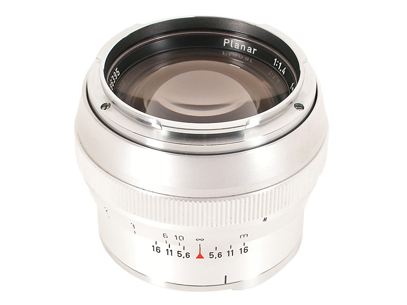 Carl Zeiss  Planar 1.4/55mm chrome