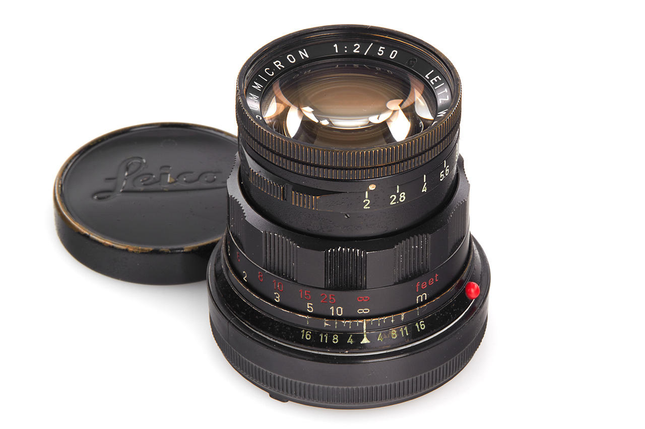 Summicron 2/50mm black paint *