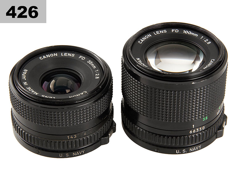 Canon FD  U.S.NAVY Lenses (various)