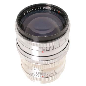Carl Zeiss Jena f.M39  1.5/7.5cm Biotar