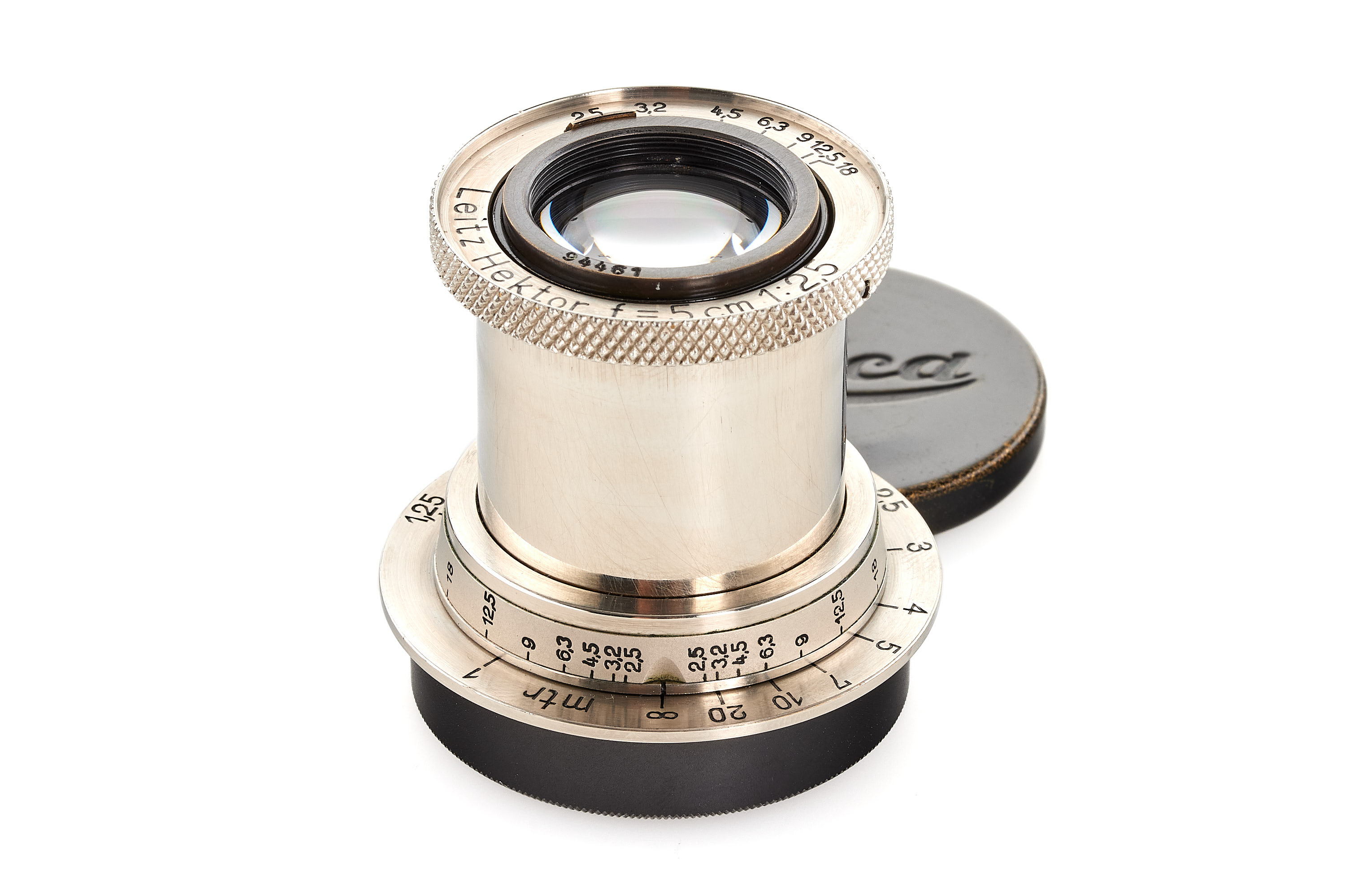 Hektor 2.5/5cm nickel