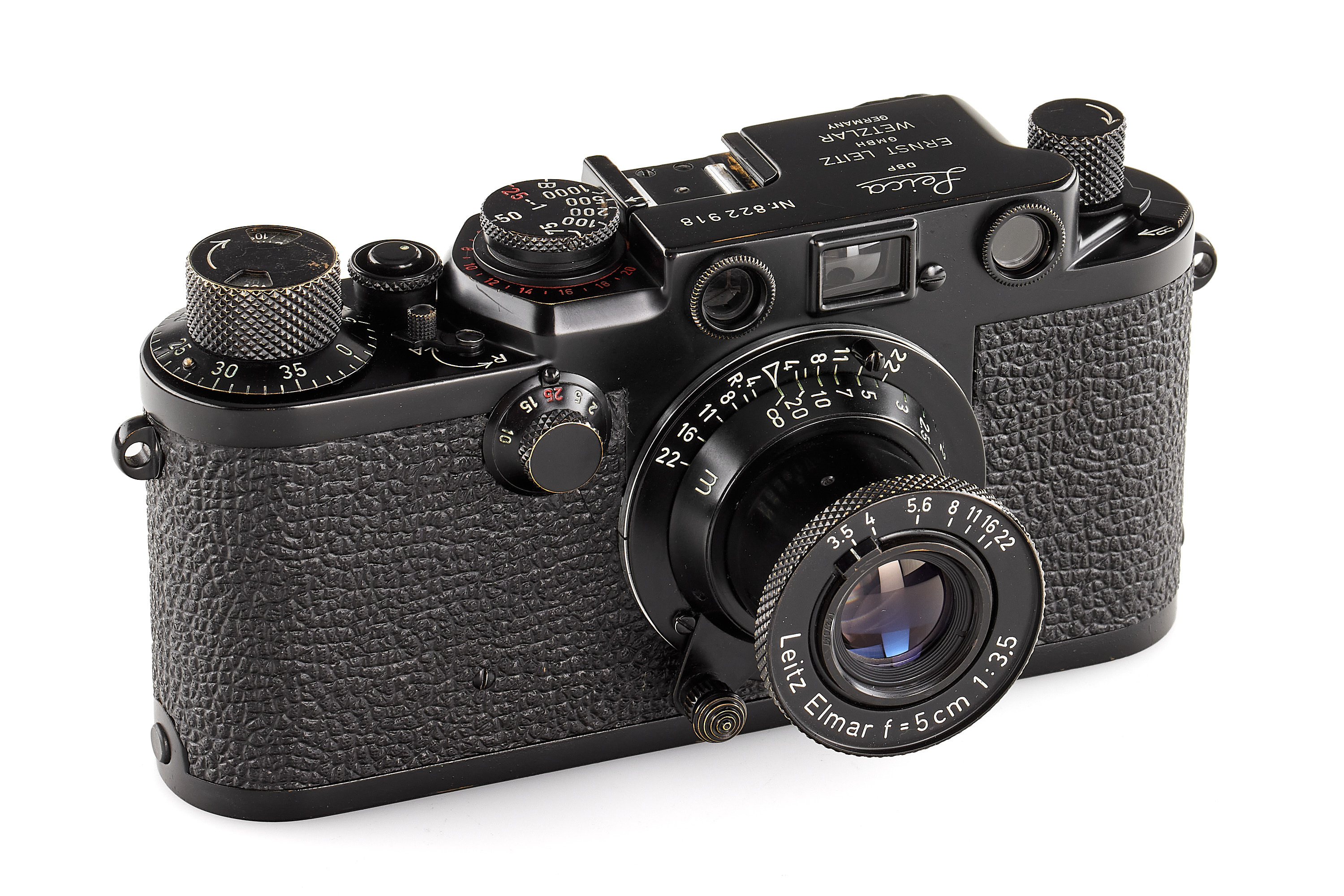 Leica IIIf Black Paint Swedish Army *