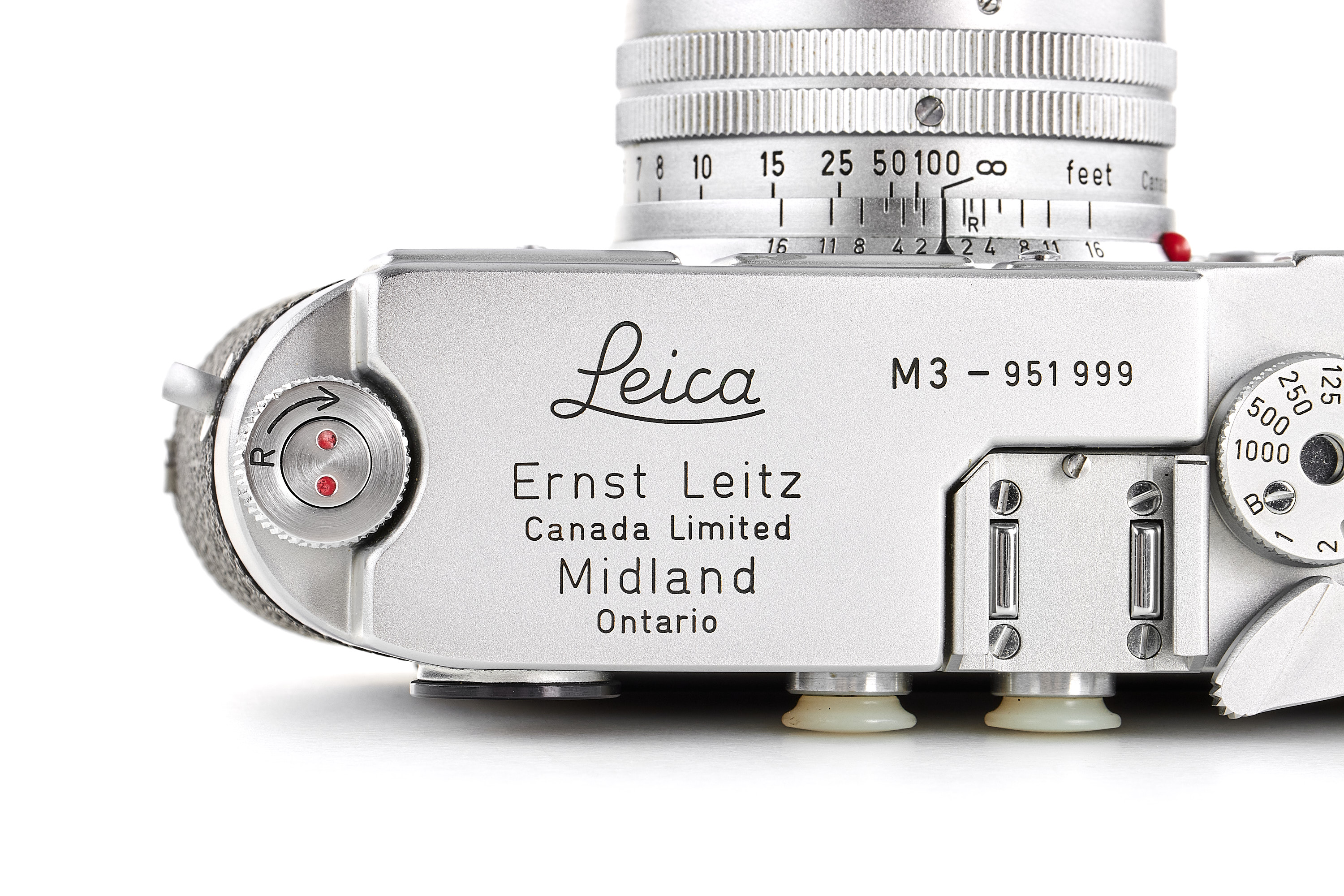 Leica M3 chrome ELC Midland Canada *