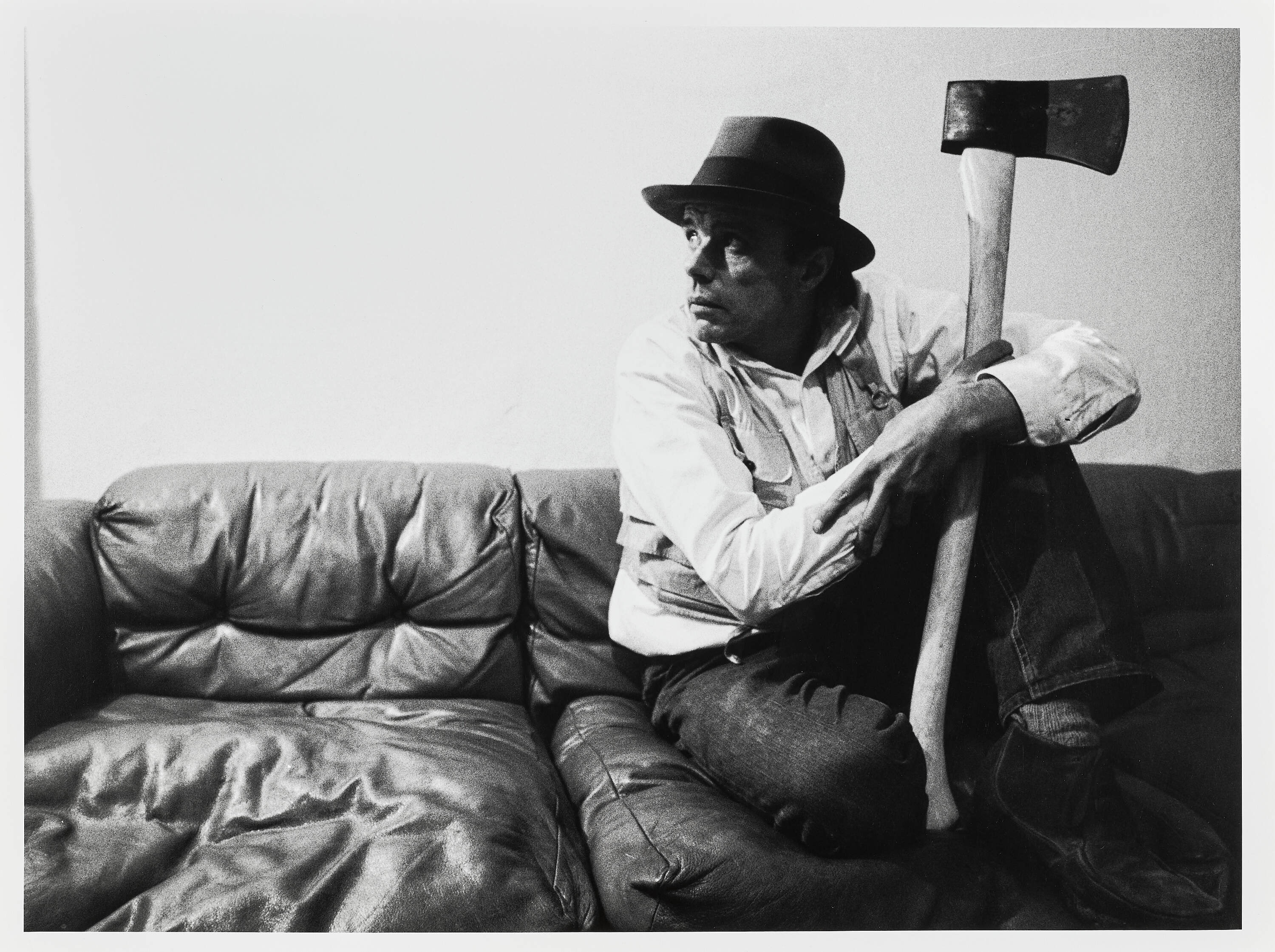 ROBERT LEBECK (1929–2014) - Joseph Beuys, Düsseldorf, Germany 1970