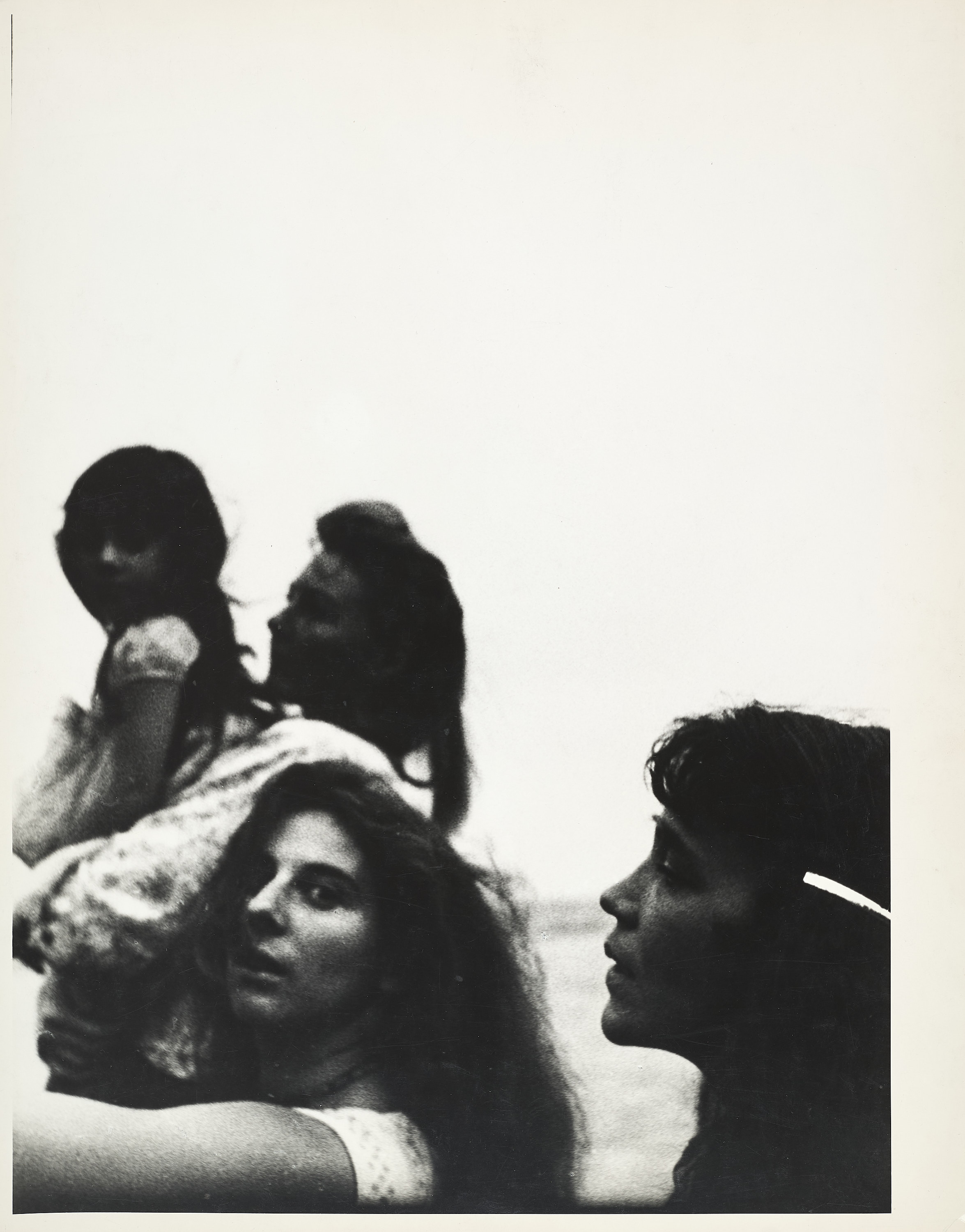 ROBERT FRANK (1924–2019) - Mary Frank and Andrea Frank, Barbara Forst, and Dody Miller, c. 1953