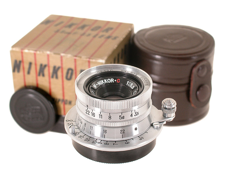 Nikon f.M39  W-Nikkor  3.5/3.5cm