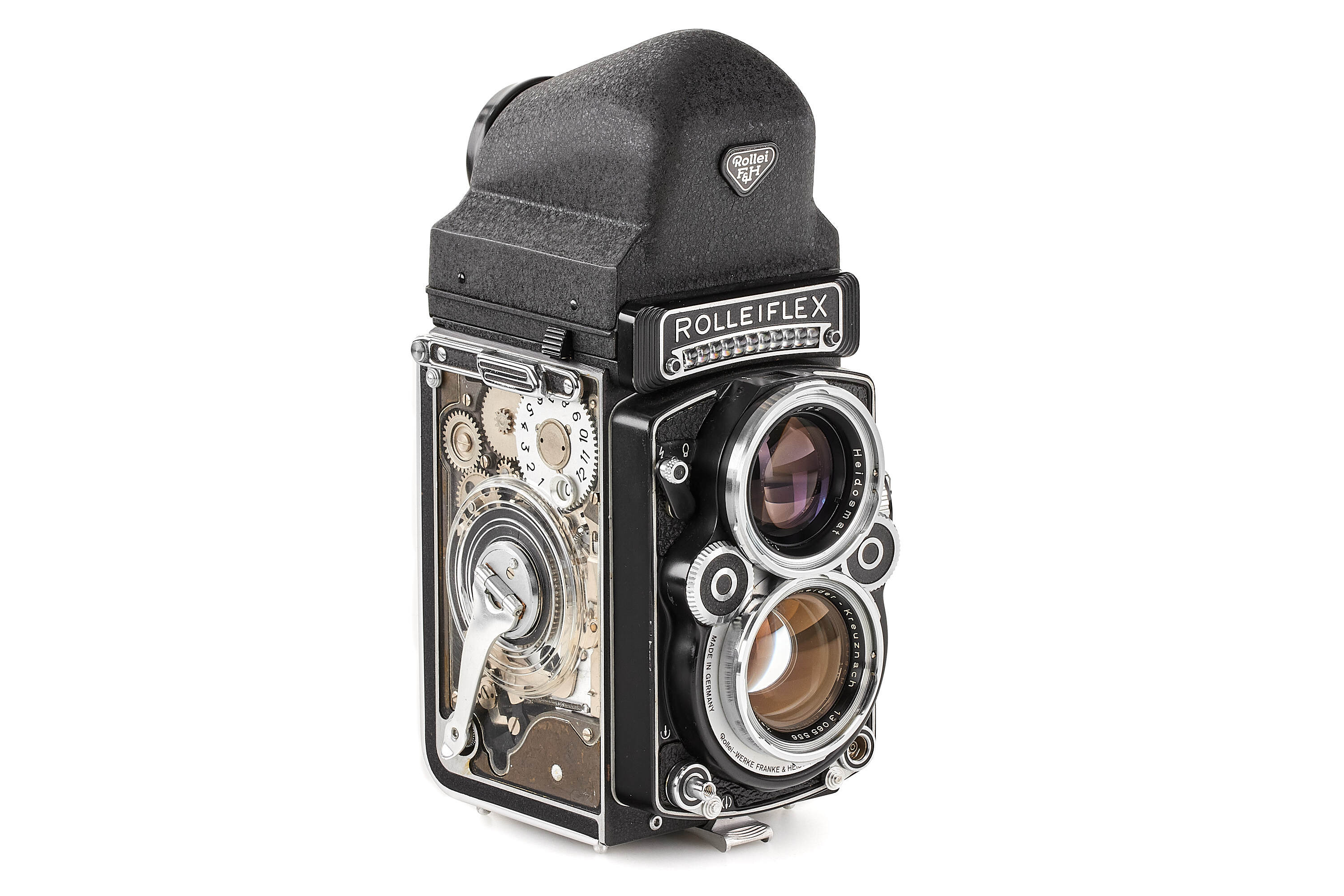 Rolleiflex 2.8F White Face transparent model *