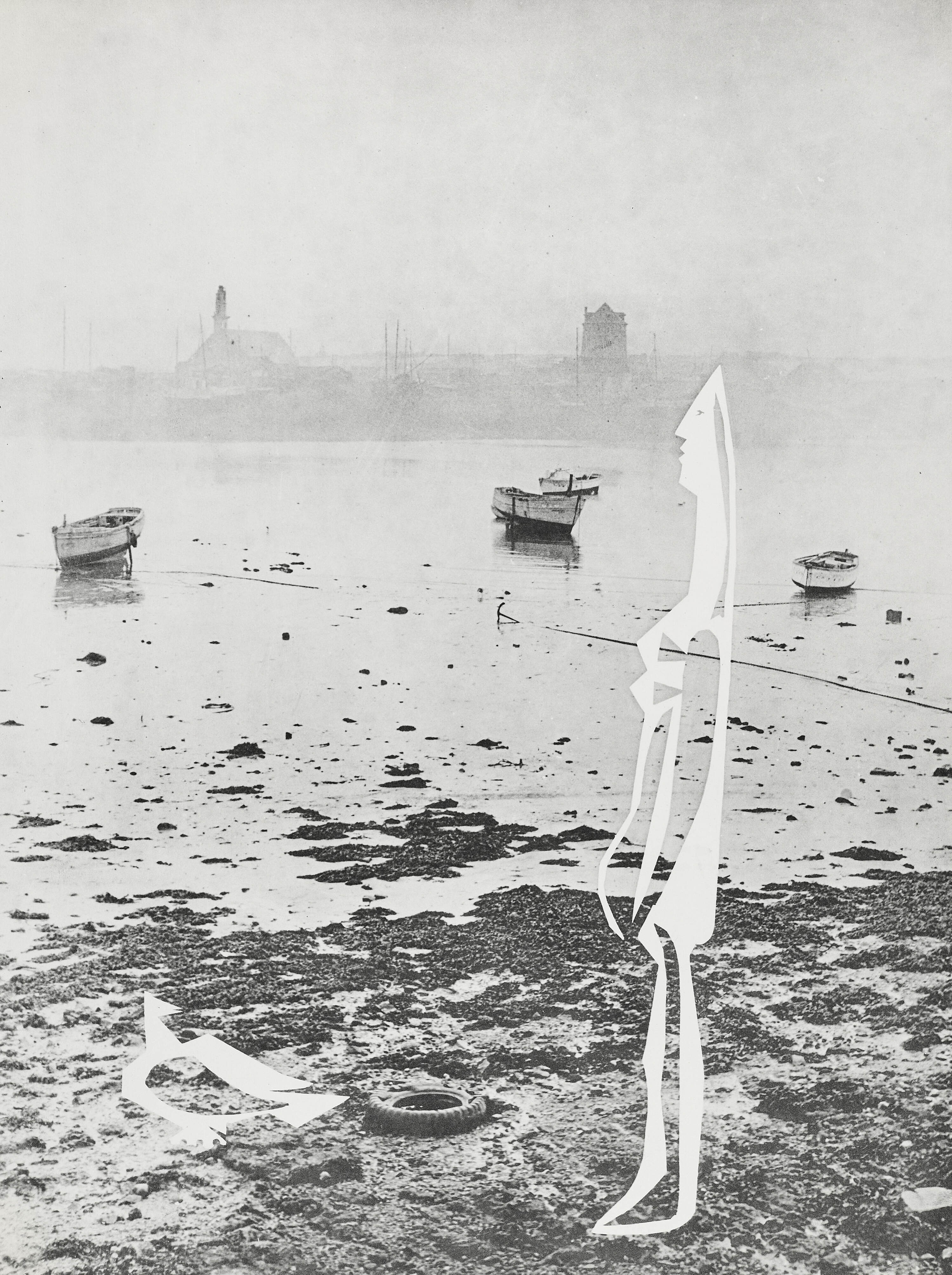 PABLO PICASSO (1881–1973) and ANDRÉ VILLERS (1930–2016) - La femme au bord de la mer, Paris 1960