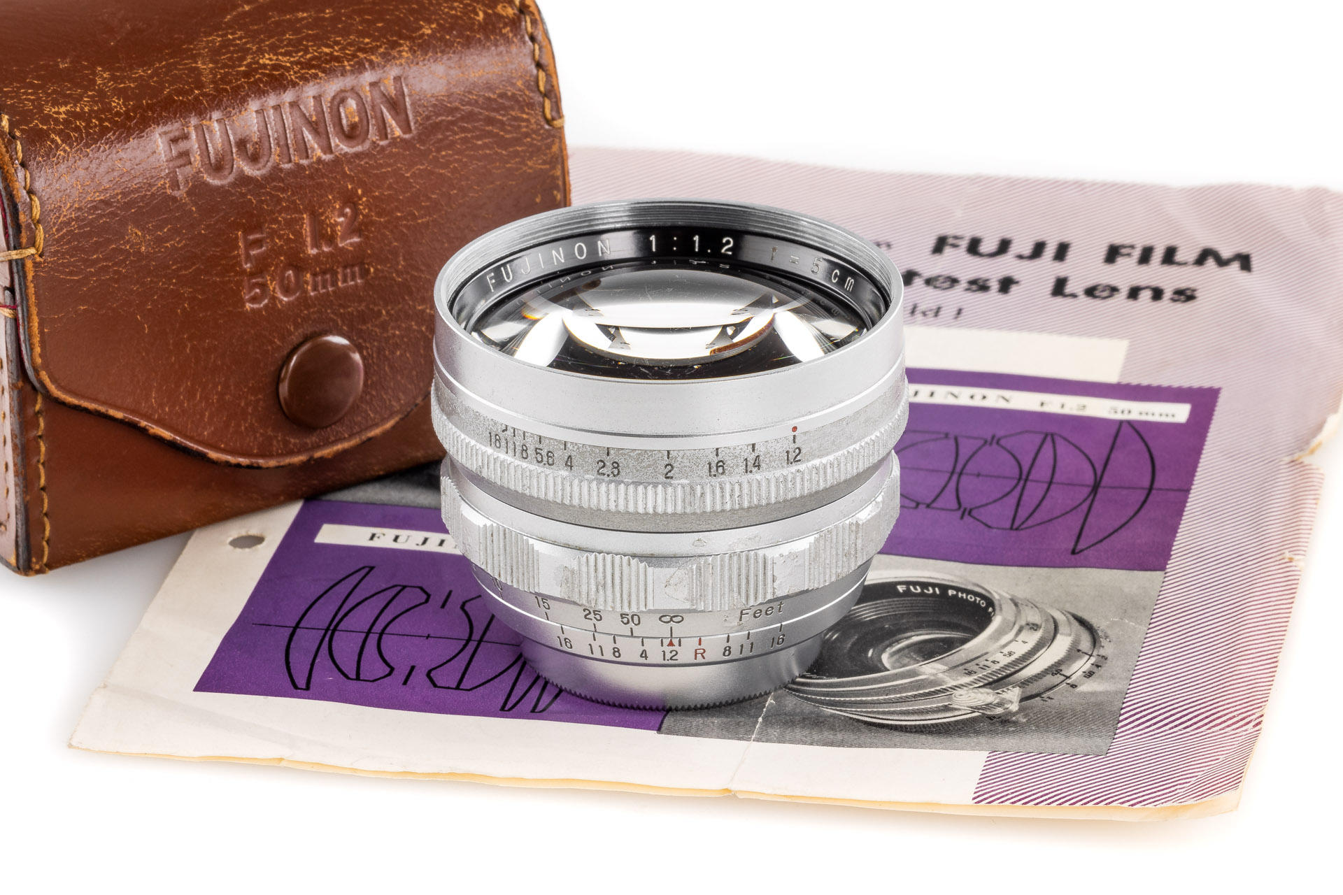 Fuji f. Leica M39 Fujinon 1.2/5cm chrome * Fuji f. Leica M39 Fujinon 1.2/5cm chrome *