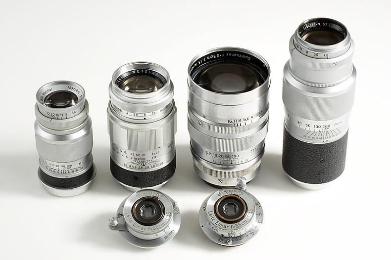 Leica  Screw Mount Lenses (various)