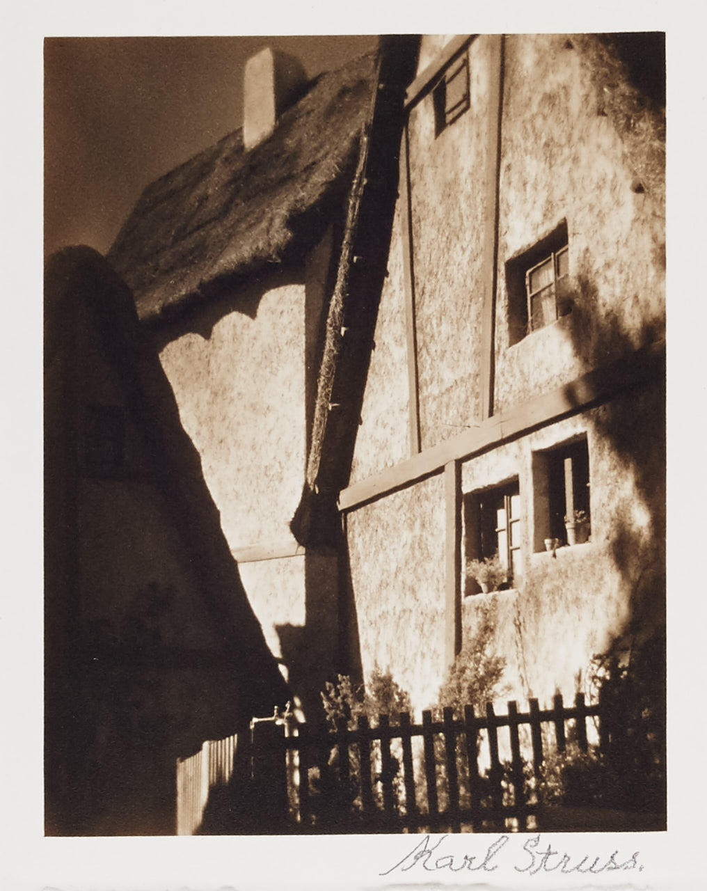 KARL STRUSS (1886–1981) Village house (Sunrise: A Song of Two Humans), 1926