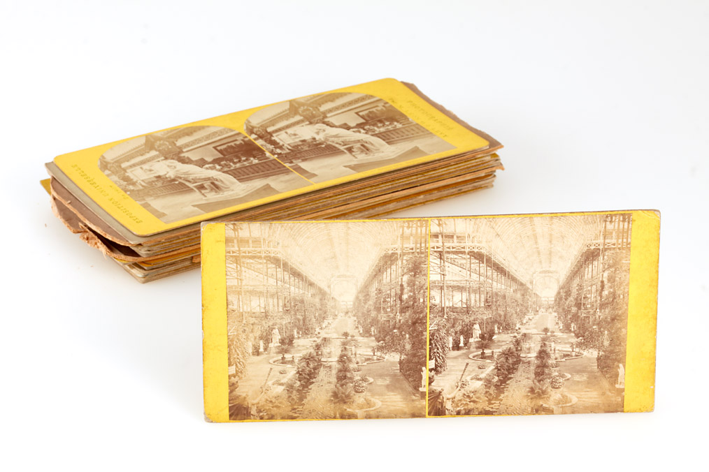 22 Stereokarten 'Weltausstellungen' (Lot)