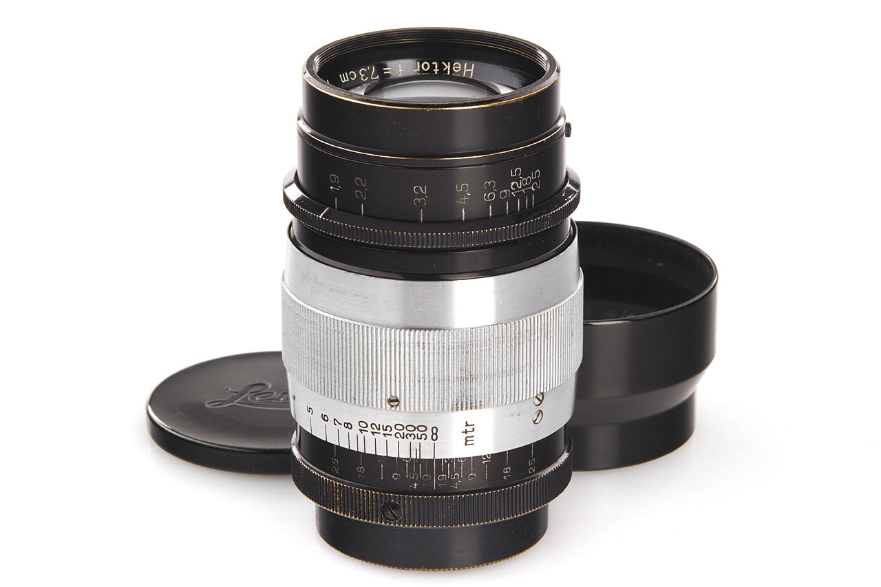 Hektor 1.9/7.3cm black/chrome