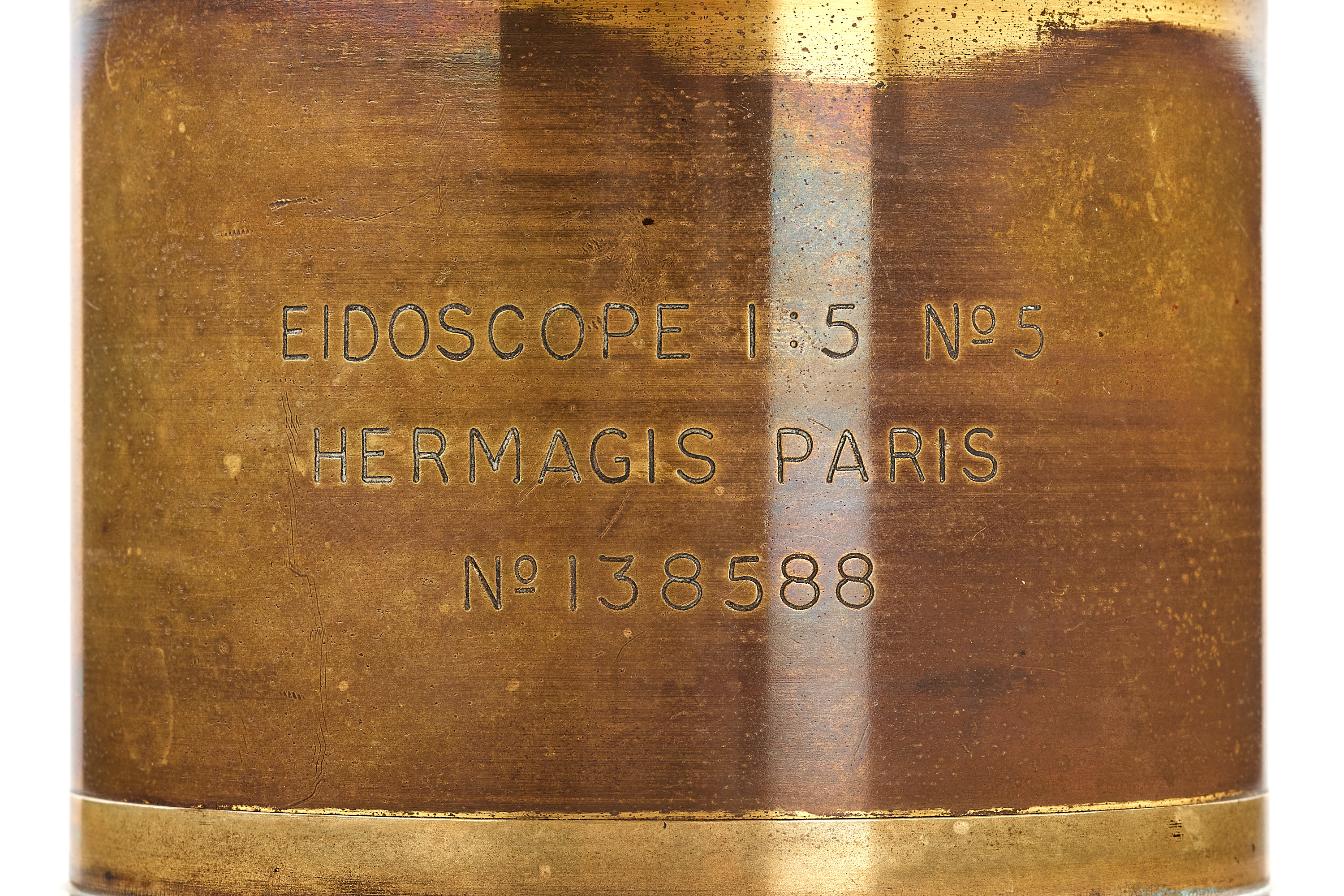 EIDOSCOPE HERMAGIS F5 N°2 BRASS LENS EIDOSCOPE HERMAGIS F5 N°2 BRASS LENS