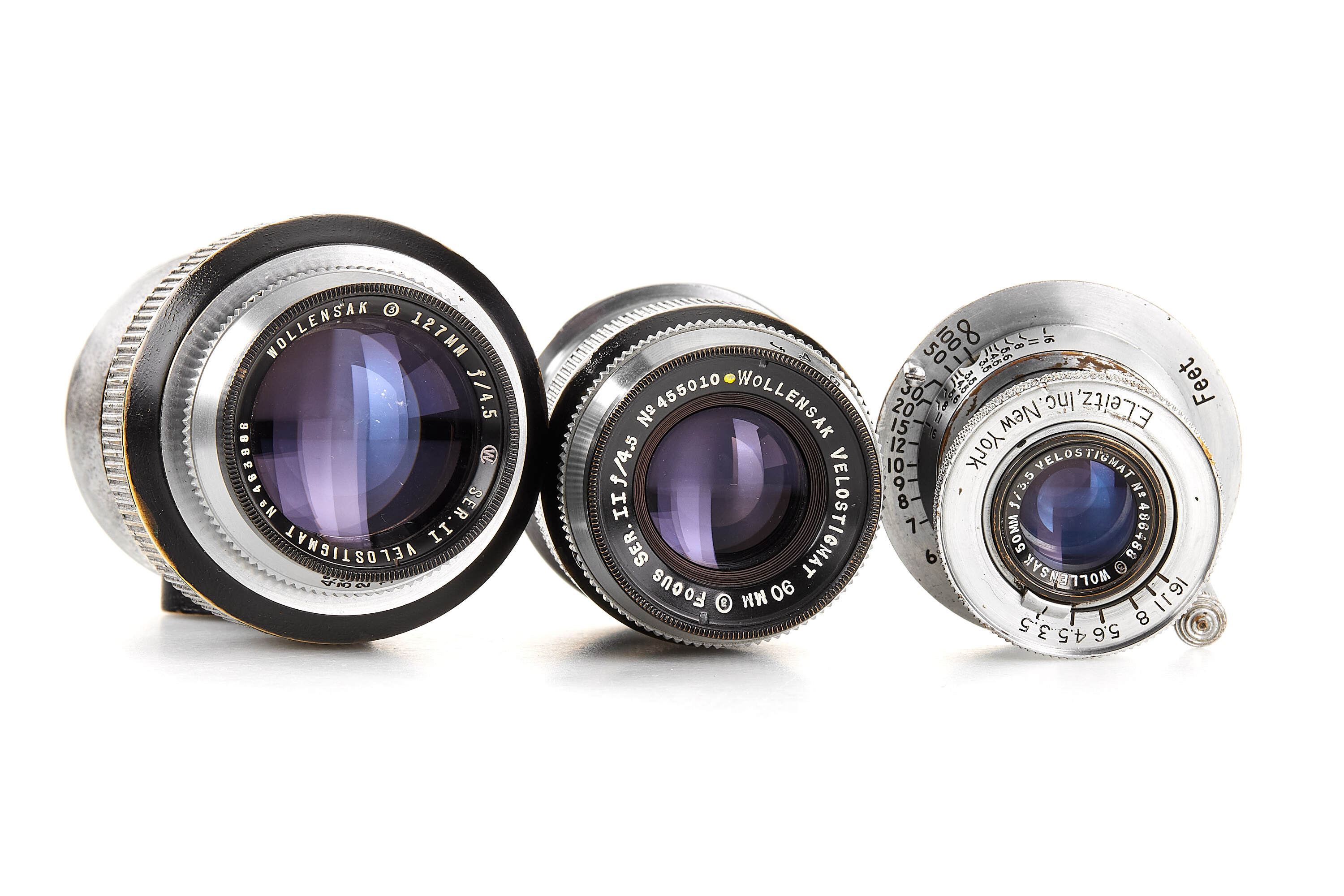 Wollensak Velostigmat Lenses set *
