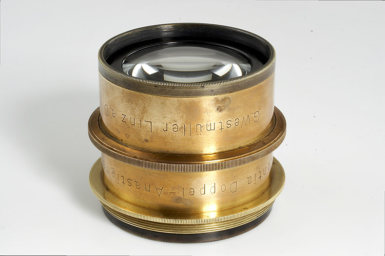 G.Westmüller Linz a.D.  Lentia Doppel-Anastigmat 1:6