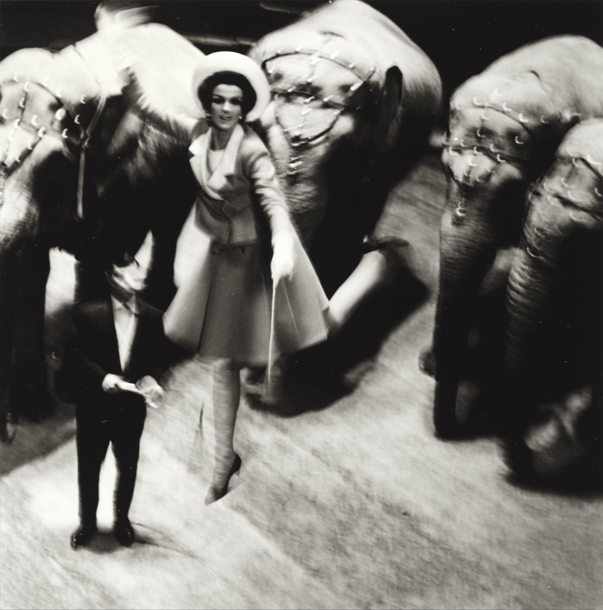 MELVIN SOKOLSKY (* 1938) ‘Fly Elephants’ (Harper's Bazaar), Paris 1965 MELVIN SOKOLSKY (* 1938) ‘Fly Elephants’ (Harper's Bazaar), Paris 1965