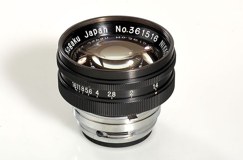 Nikon Nikkor-S.C. 1.4/5cm black paint Nikon Nikkor-S.C. 1.4/5cm black paint