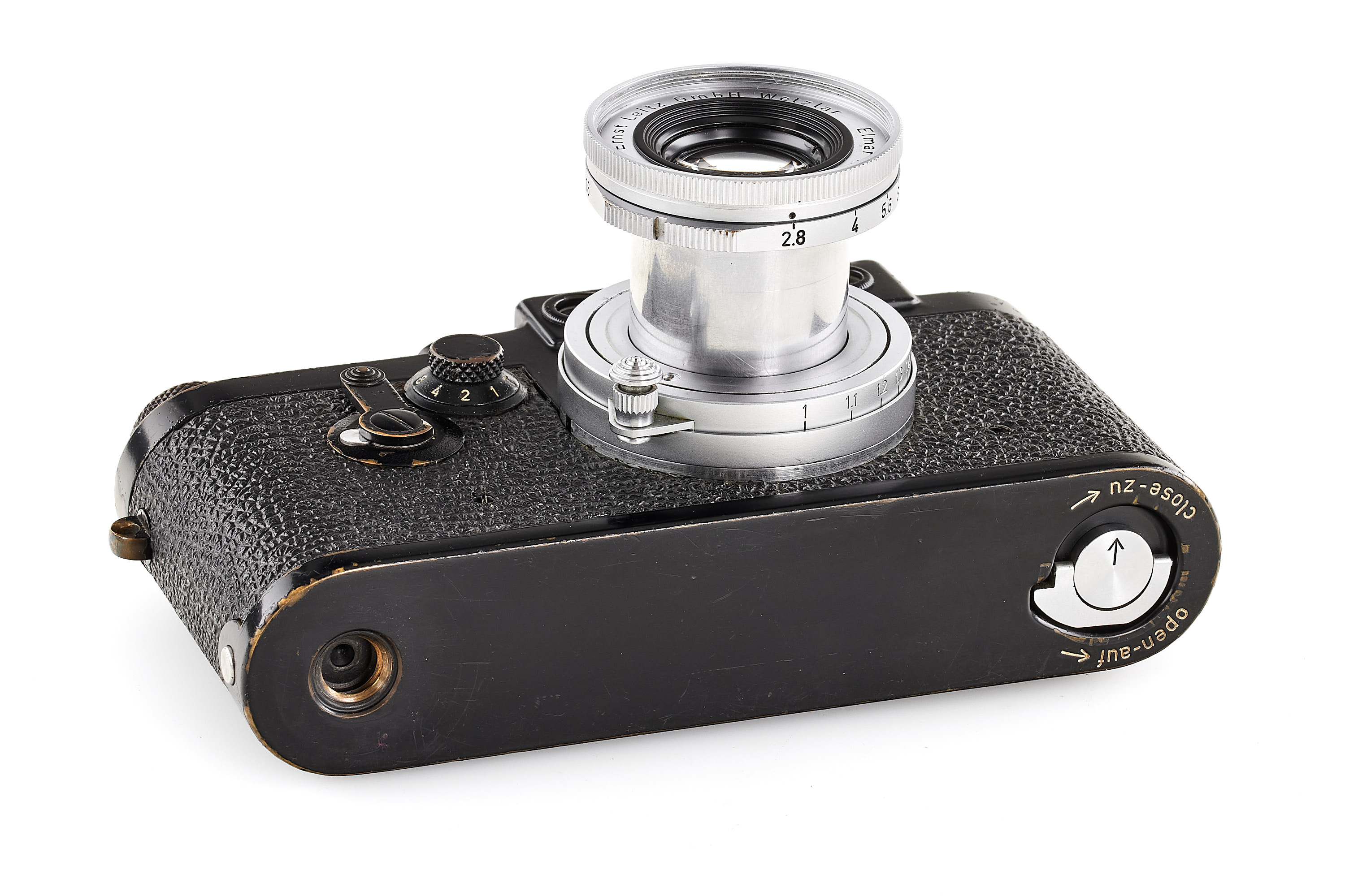 Leica IIIg Black Paint Swedish Army