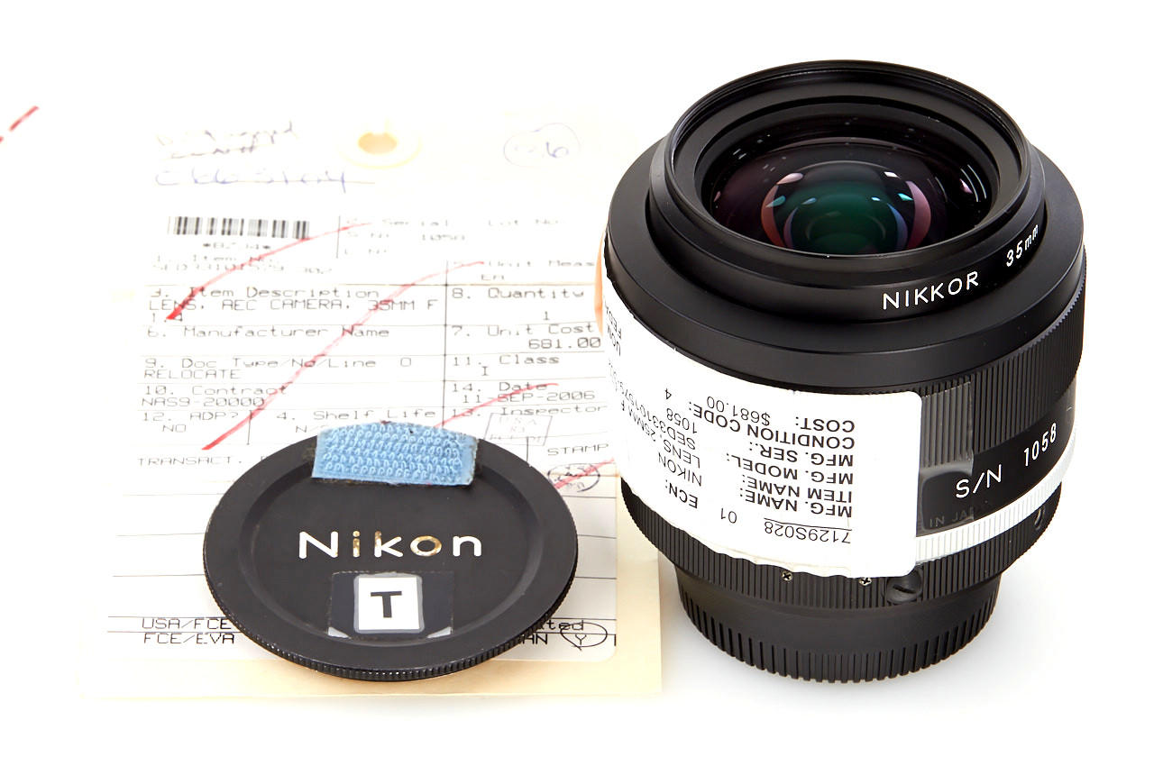 Nikon 1.4/35mm Nikkor NASA