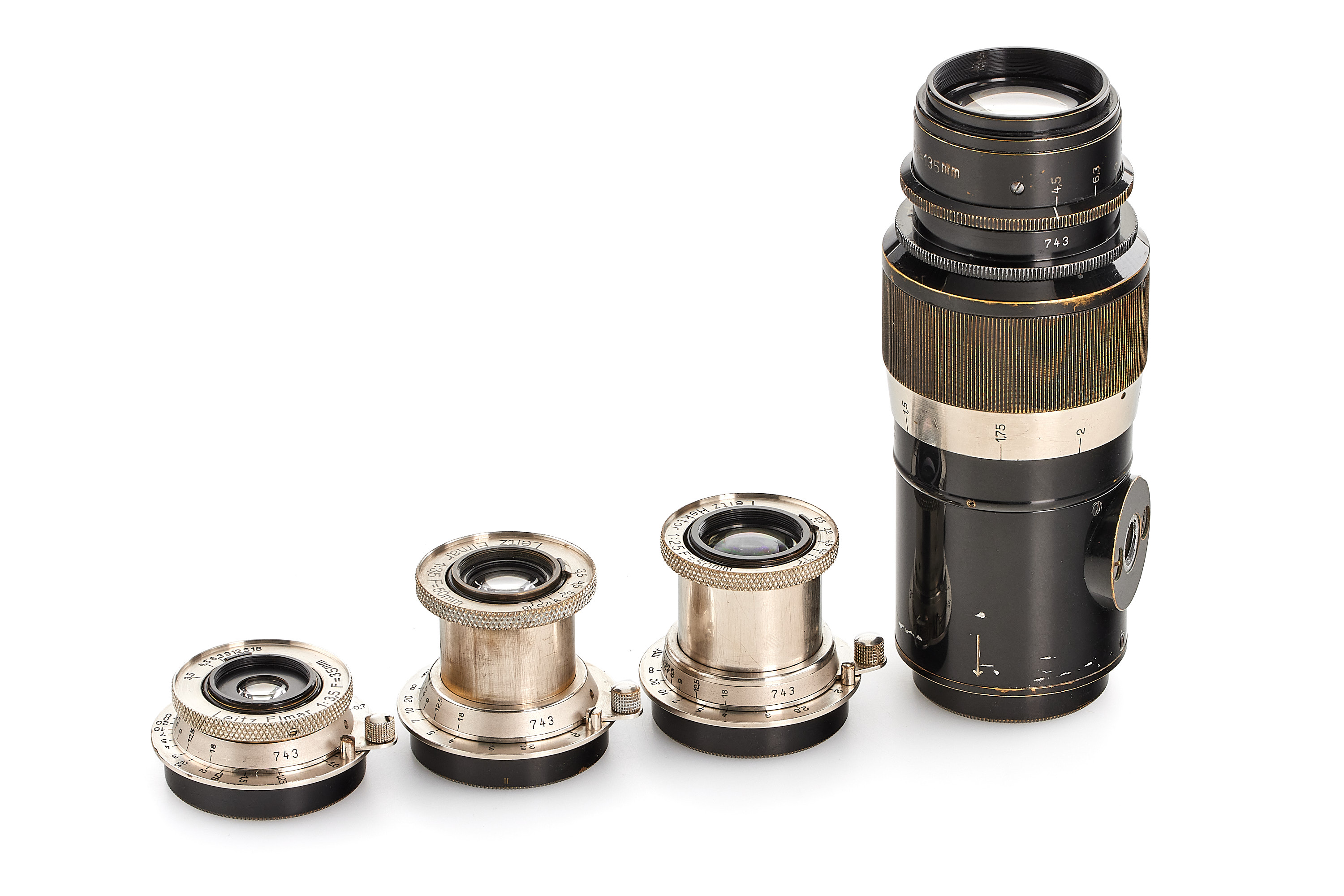 Leica non-standardised Lenses set '743'
