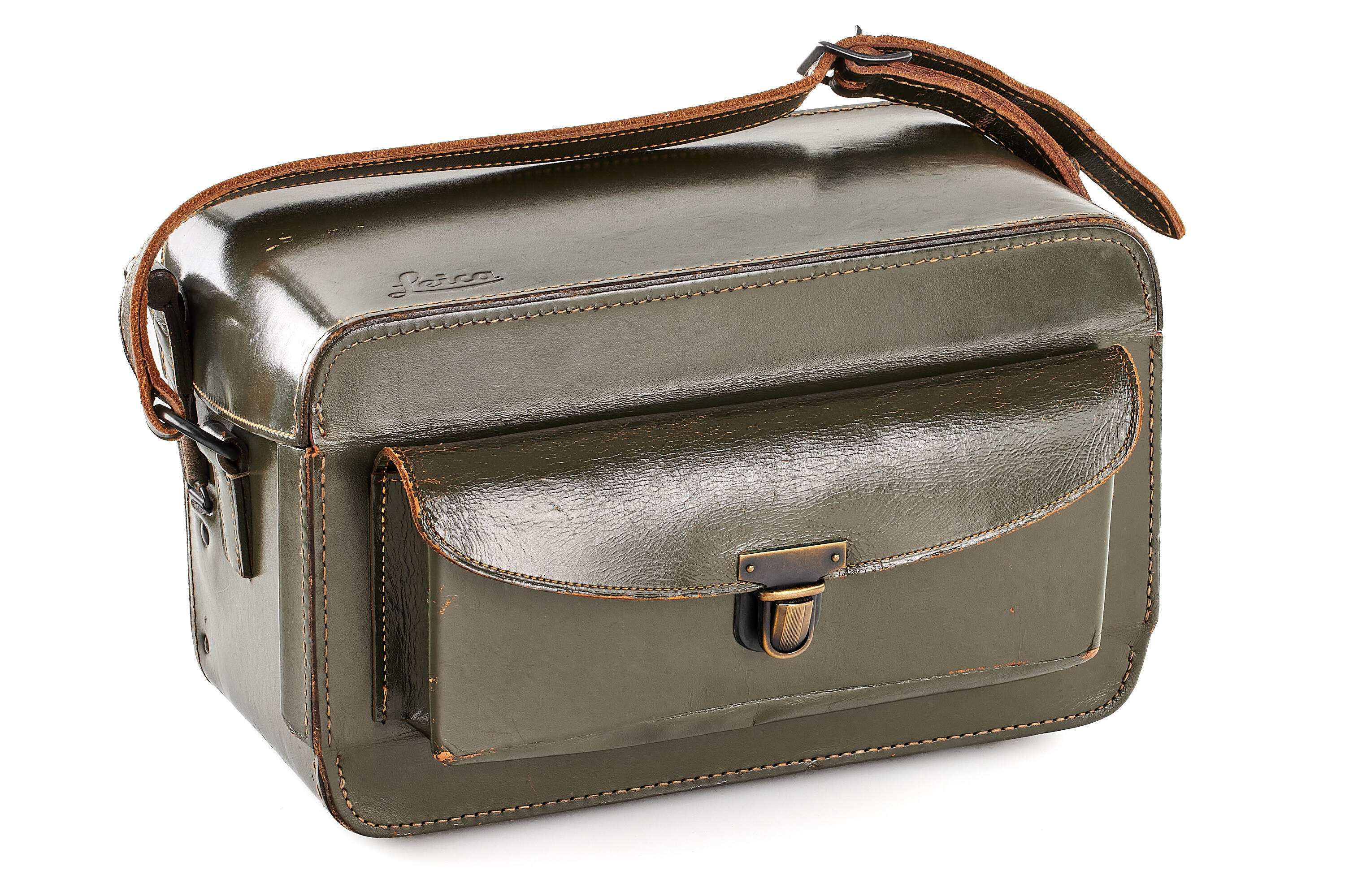 Leica Outfit Case for M3/M1 olive Bundeseigentum *