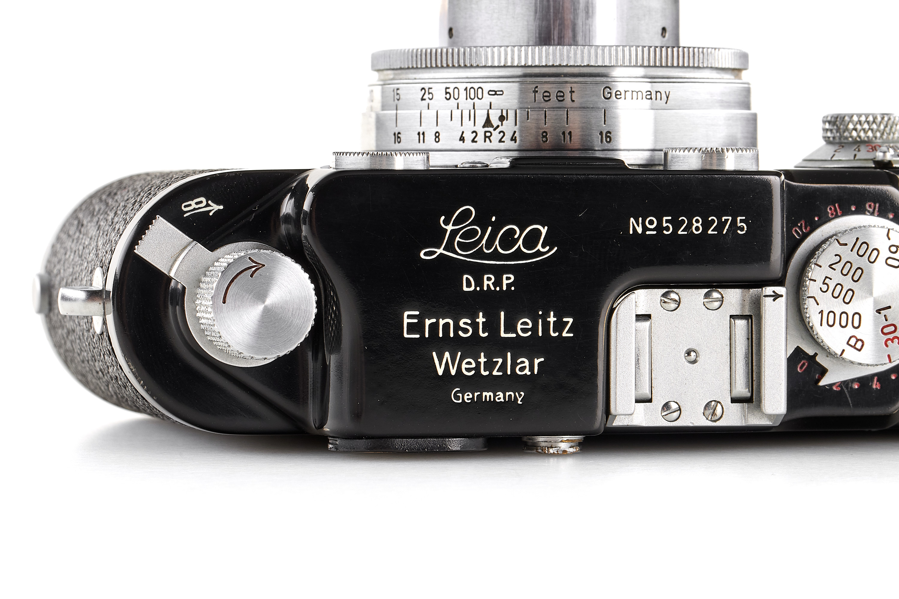 Leica IIIf black paint