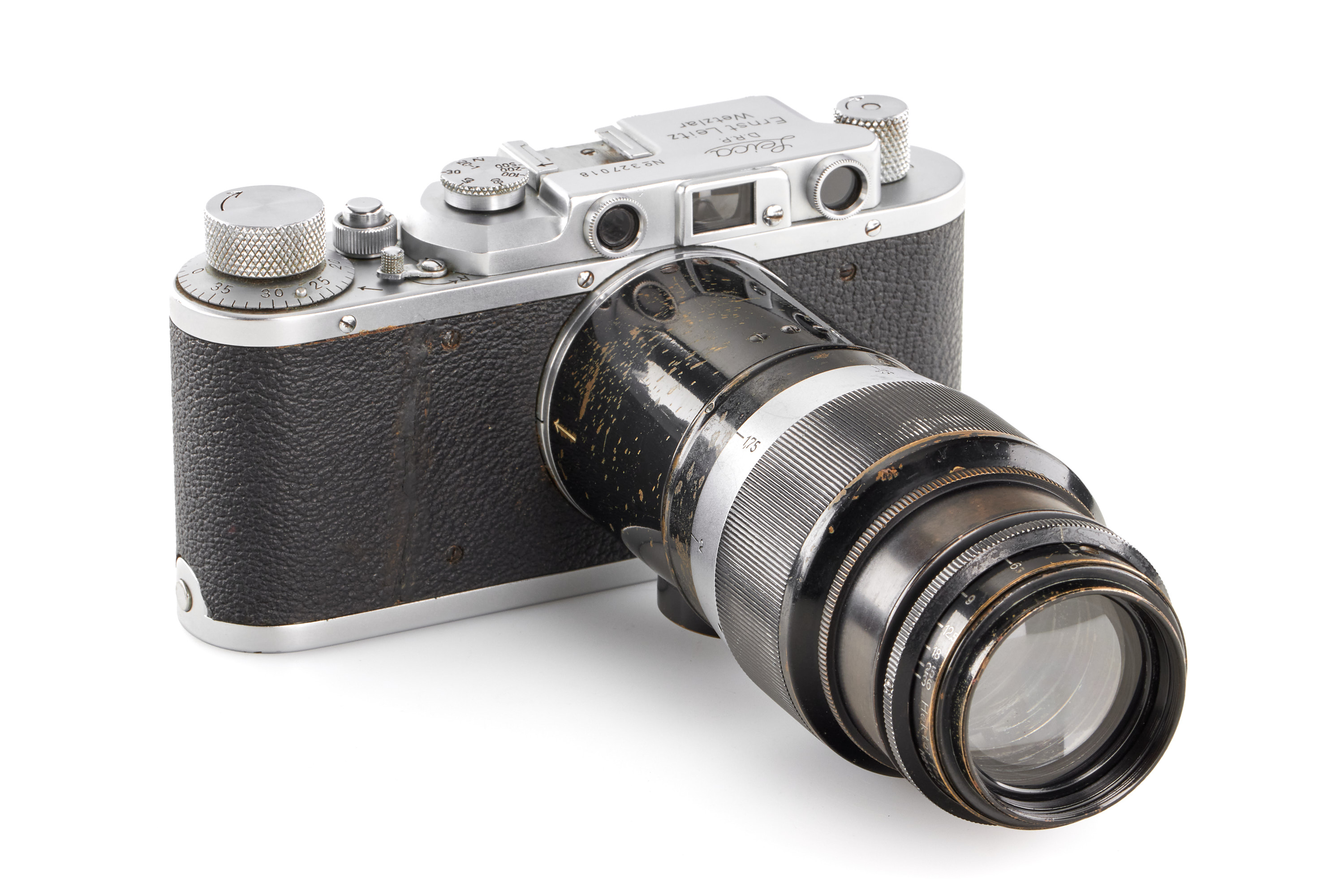 Leica II Mod. D chrome with Various Lenses
