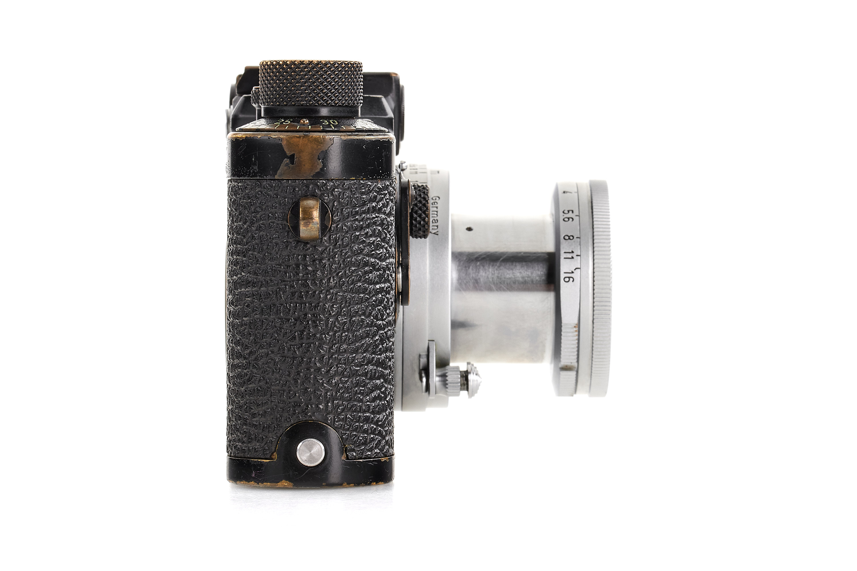 Leica IIIg Black Paint Swedish Army