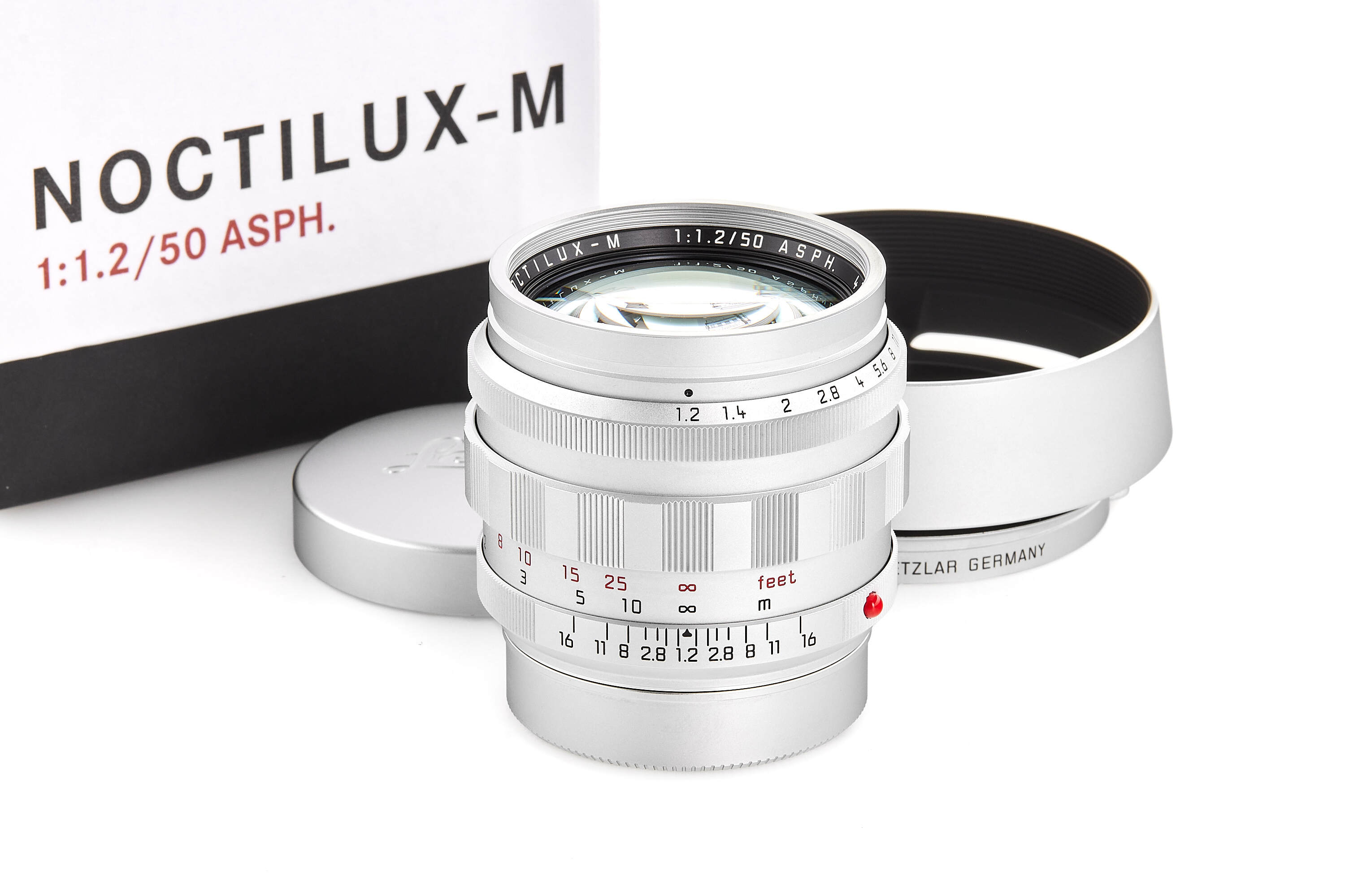Noctilux 1.2/50mm ASPH. 11702 Edition silver chrome *