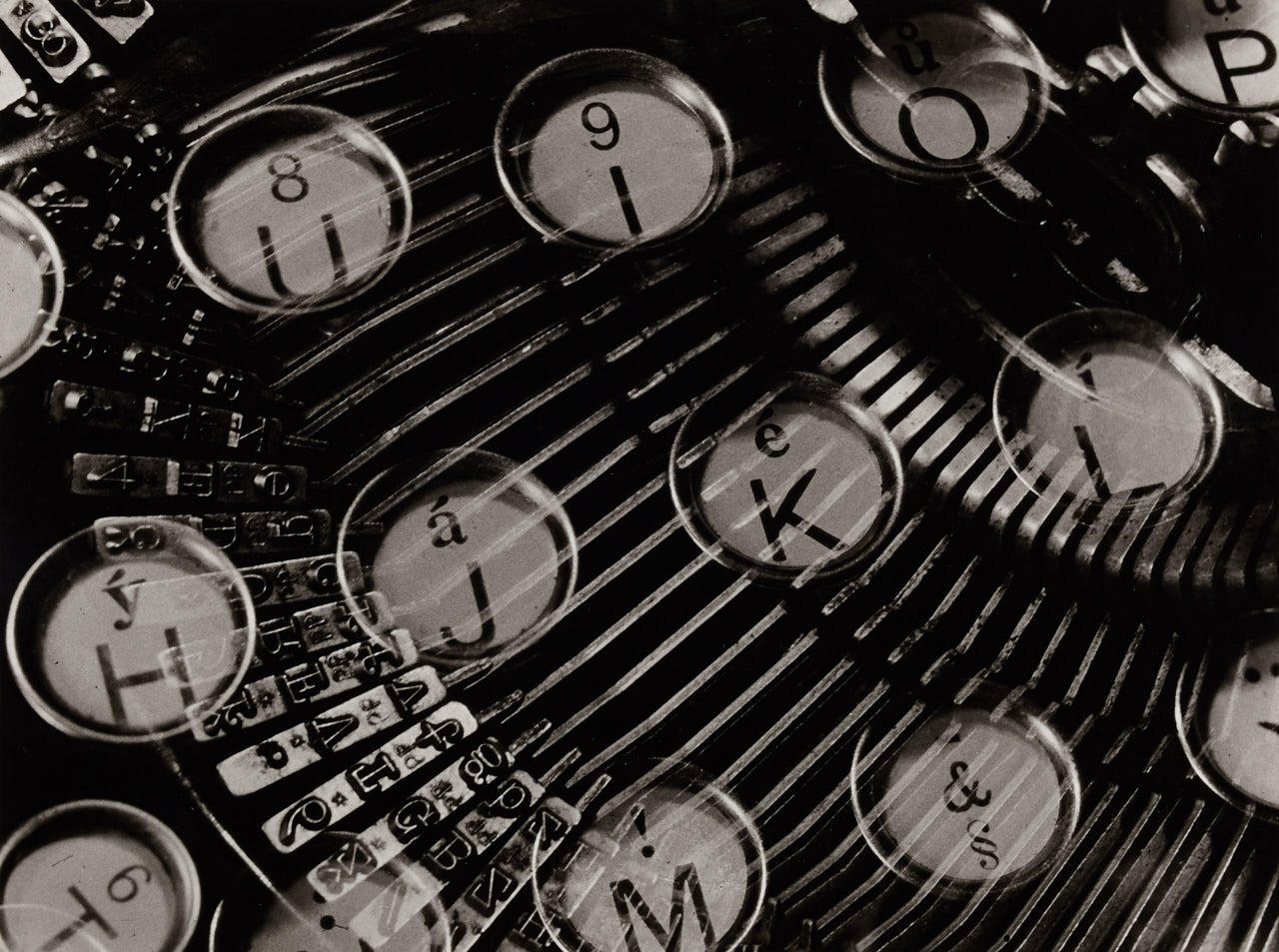 LADISLAV EMIL BERKA (1907–1993) Typewriter keys, 1930