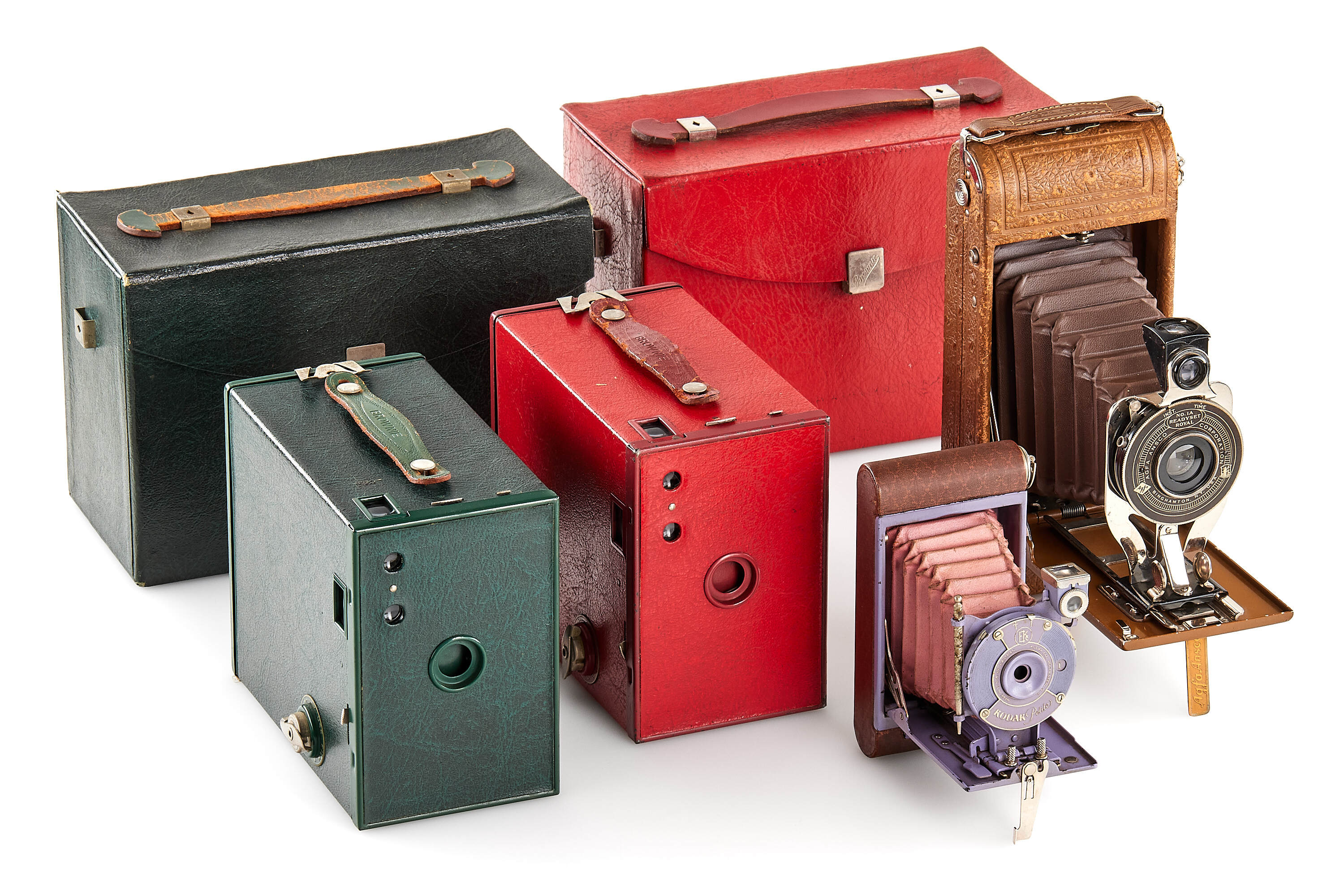 Kodak Cameras set  and Agfa Ansco *