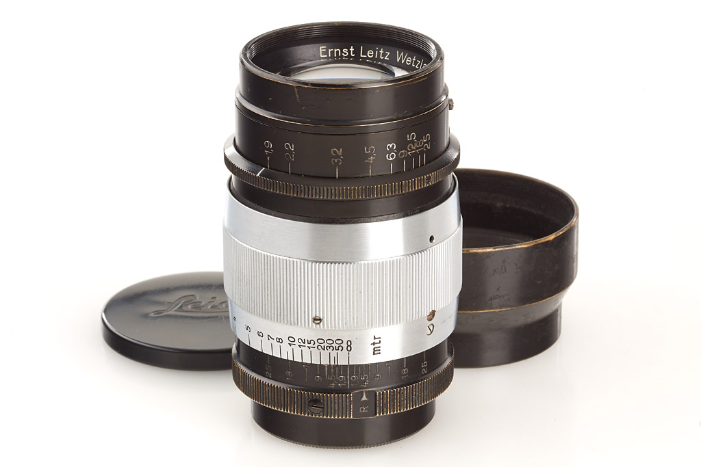 Hektor 1.9/7.3cm black/chrome