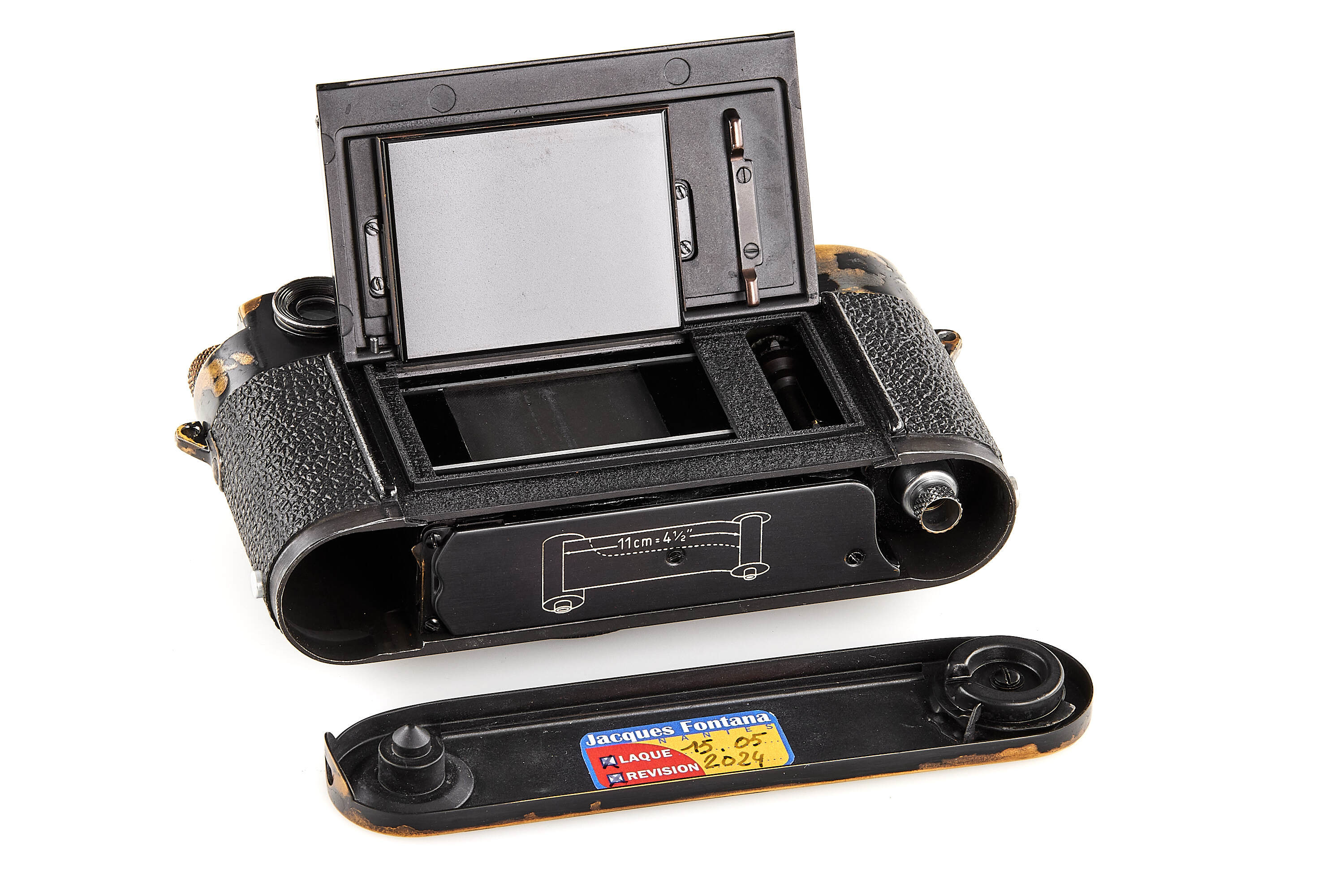 Leica M3 black repainted Dual Stroke *