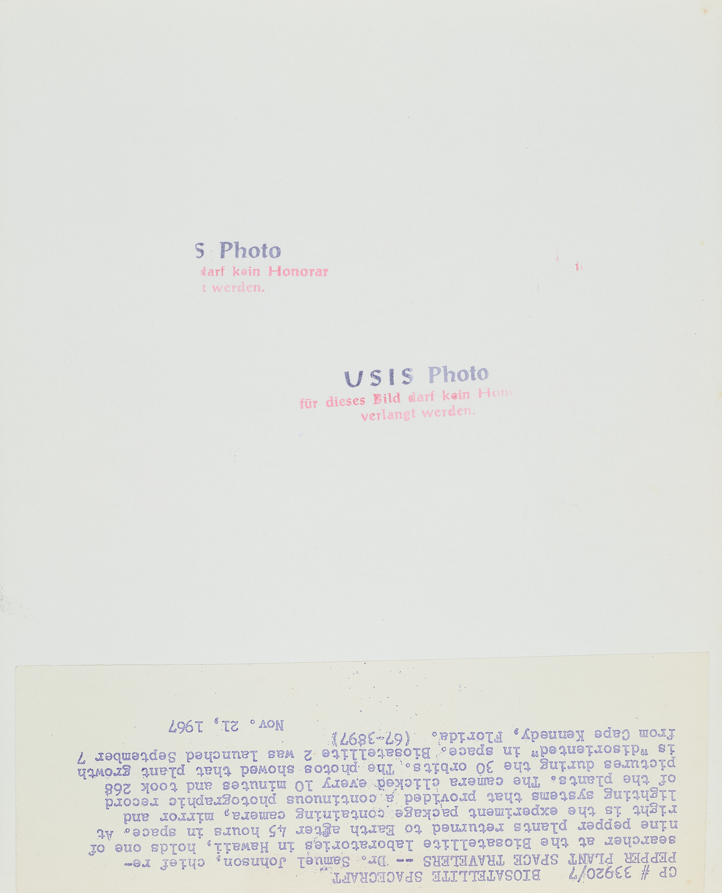 NASA - Set of 17 photographs, USA 1961- 1967