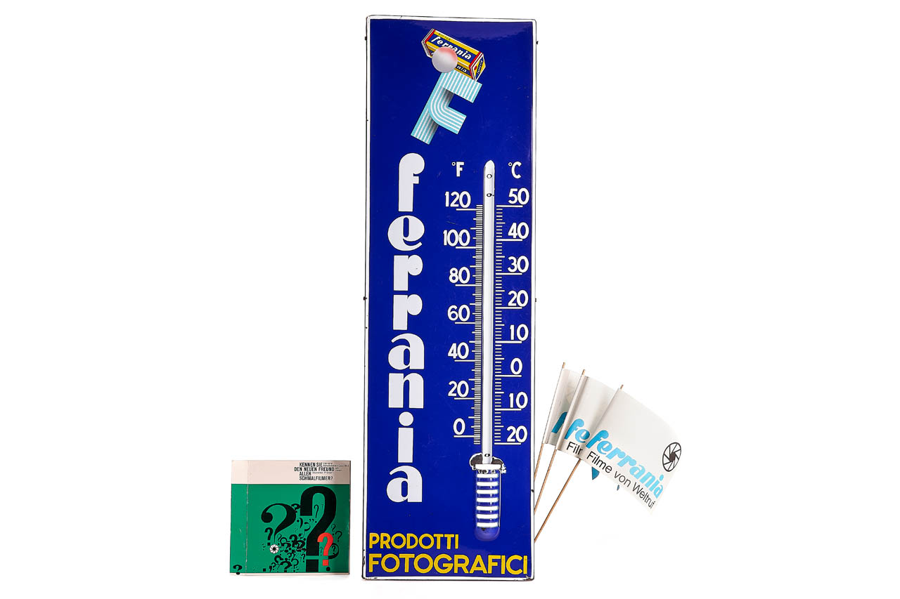 Ferrania Advertising Thermometer Ferrania Advertising Thermometer