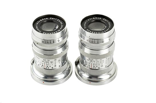 Carl Zeiss Jena  Triotar 4/8.5cm (various)