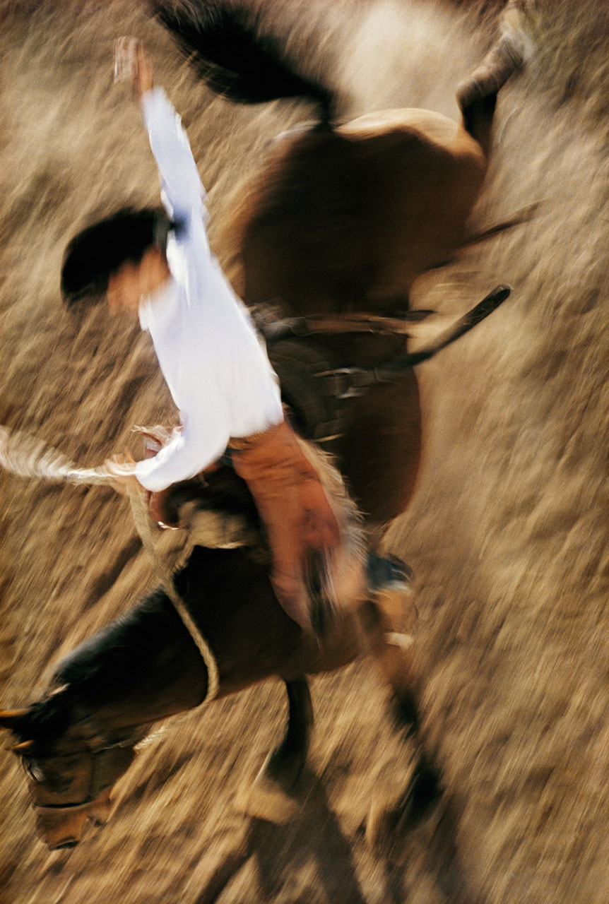 ERNST HAAS (1921–1986) - Bronco Rider, California  1957 ERNST HAAS (1921–1986) - Bronco Rider, California  1957