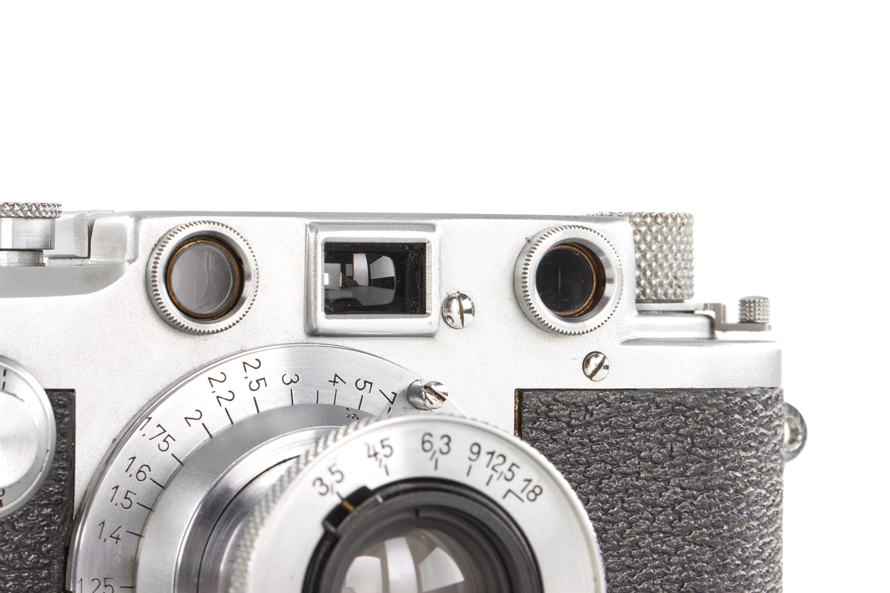 Leica IIIc chrome red curtain