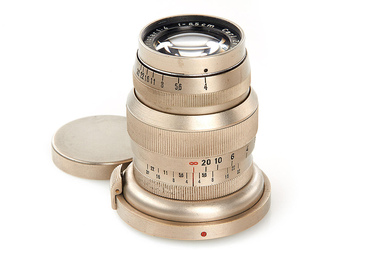 Carl Zeiss Jena 4/8.5cm Triotar nickel