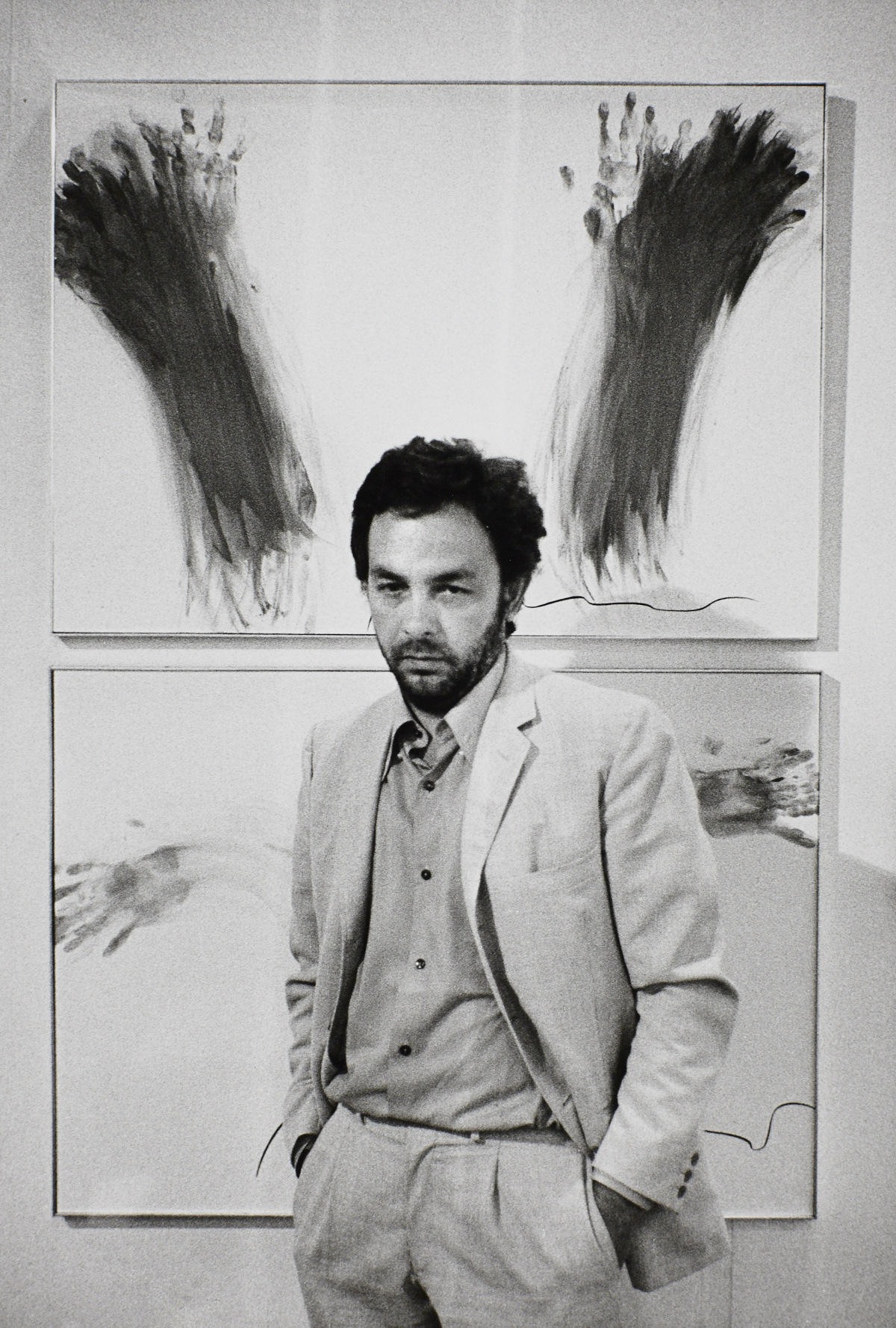 PETER BAUM (* 1939) Arnulf Rainer - Kunstmesse Basel 1973, Ruprechtsberg 1988
