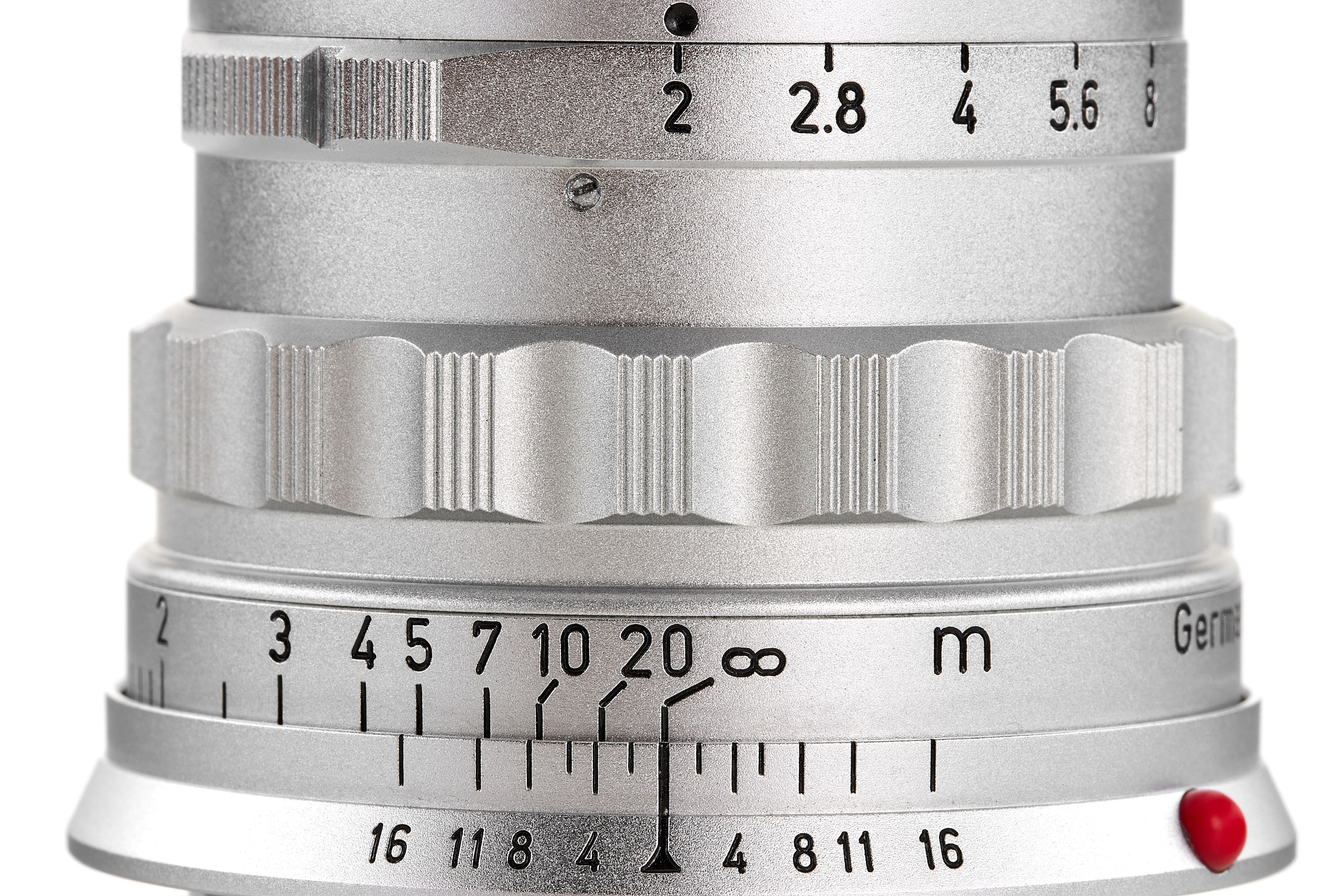Summicron 2/5cm 11818 chrome plated focusing ring *