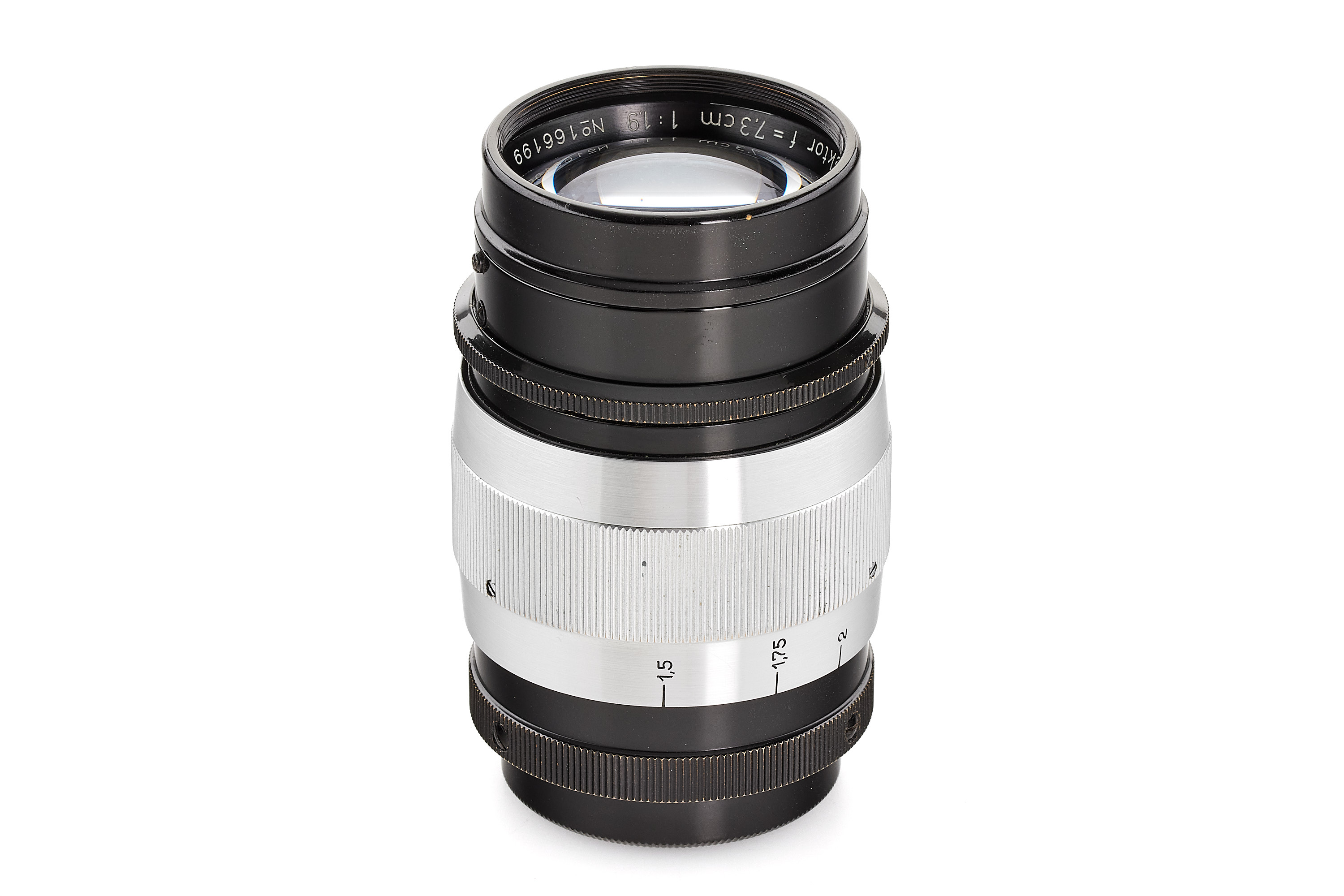 Hektor 1.9/7.3cm HEGRA black/chrome