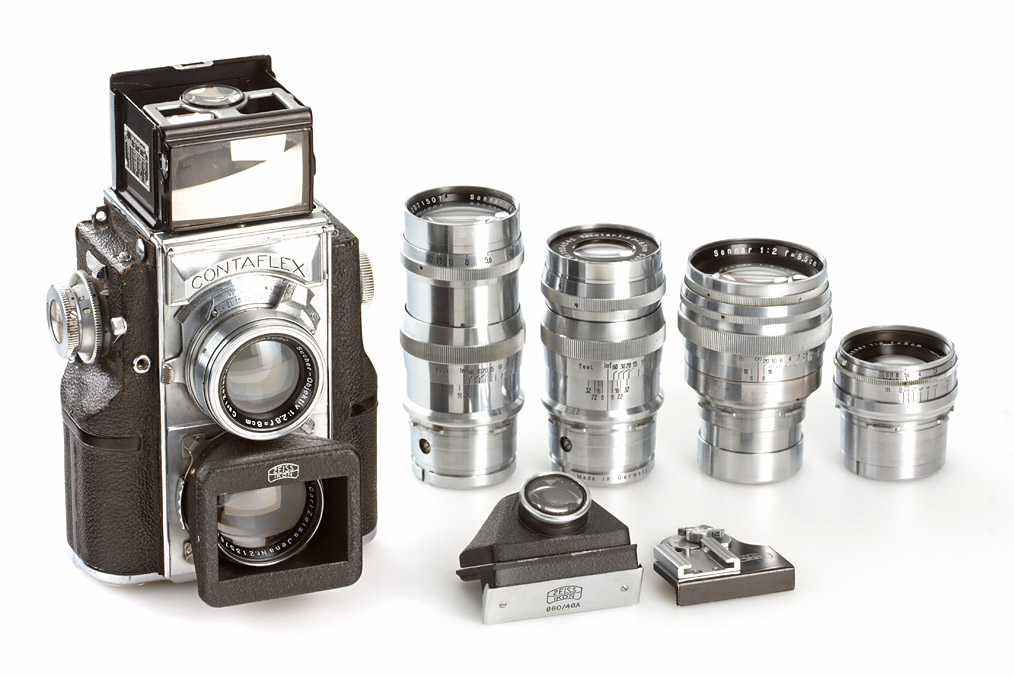 Zeiss Ikon  Contaflex TLR Ausrüstung