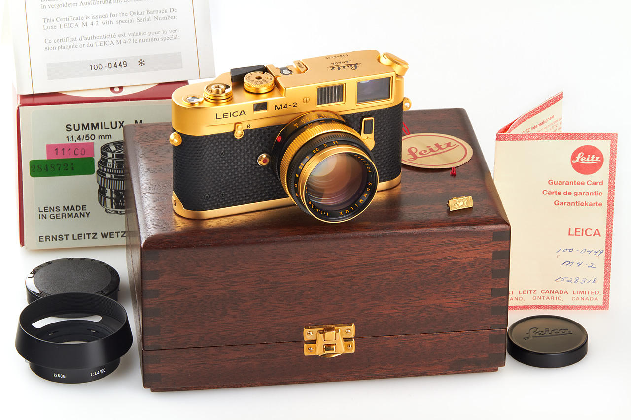 Leica M4-2 Gold 'Oskar Barnack'