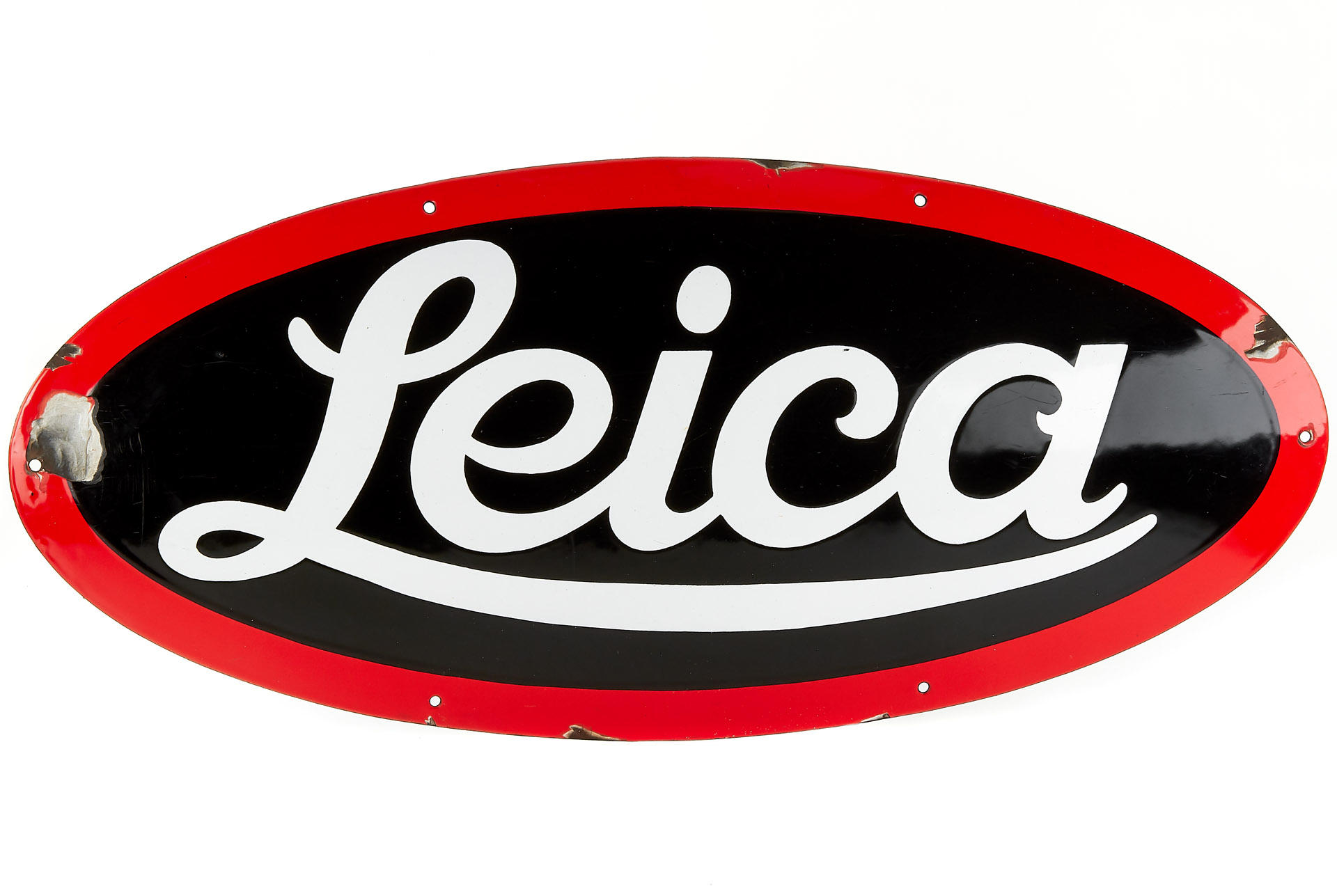 Leica Enamel Sign